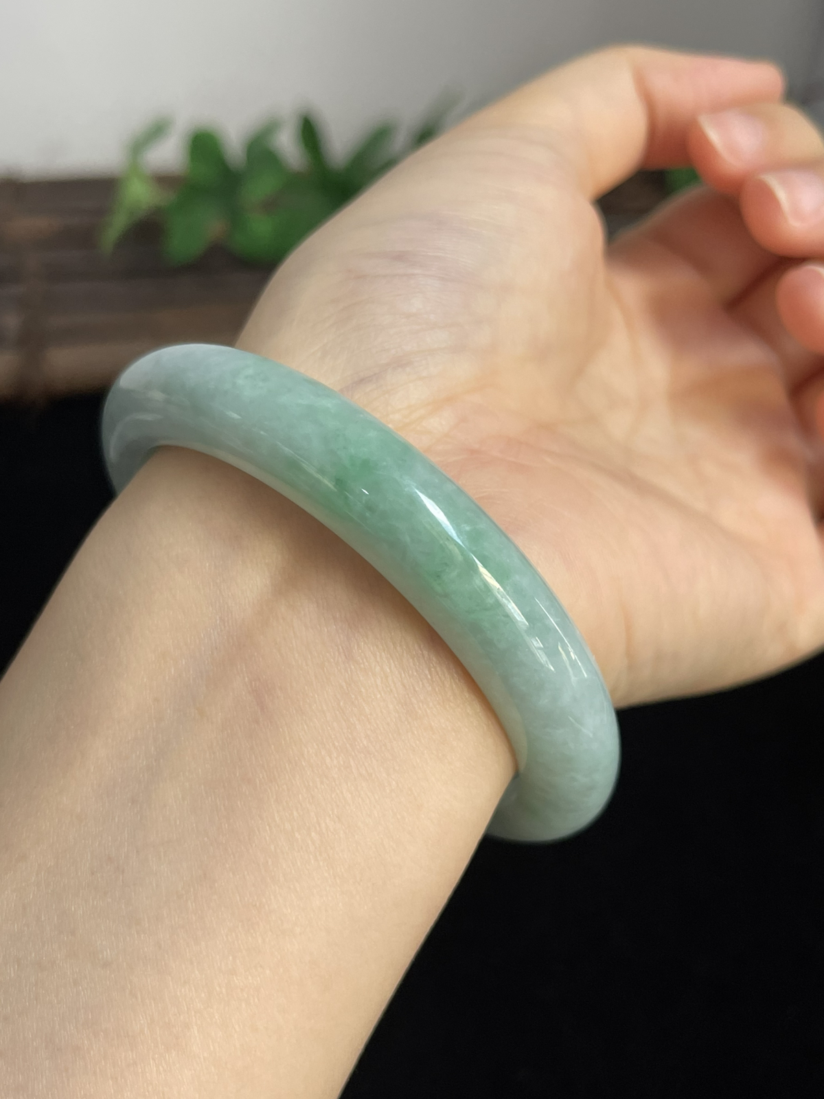 正圈58.3圈口，翡翠手镯