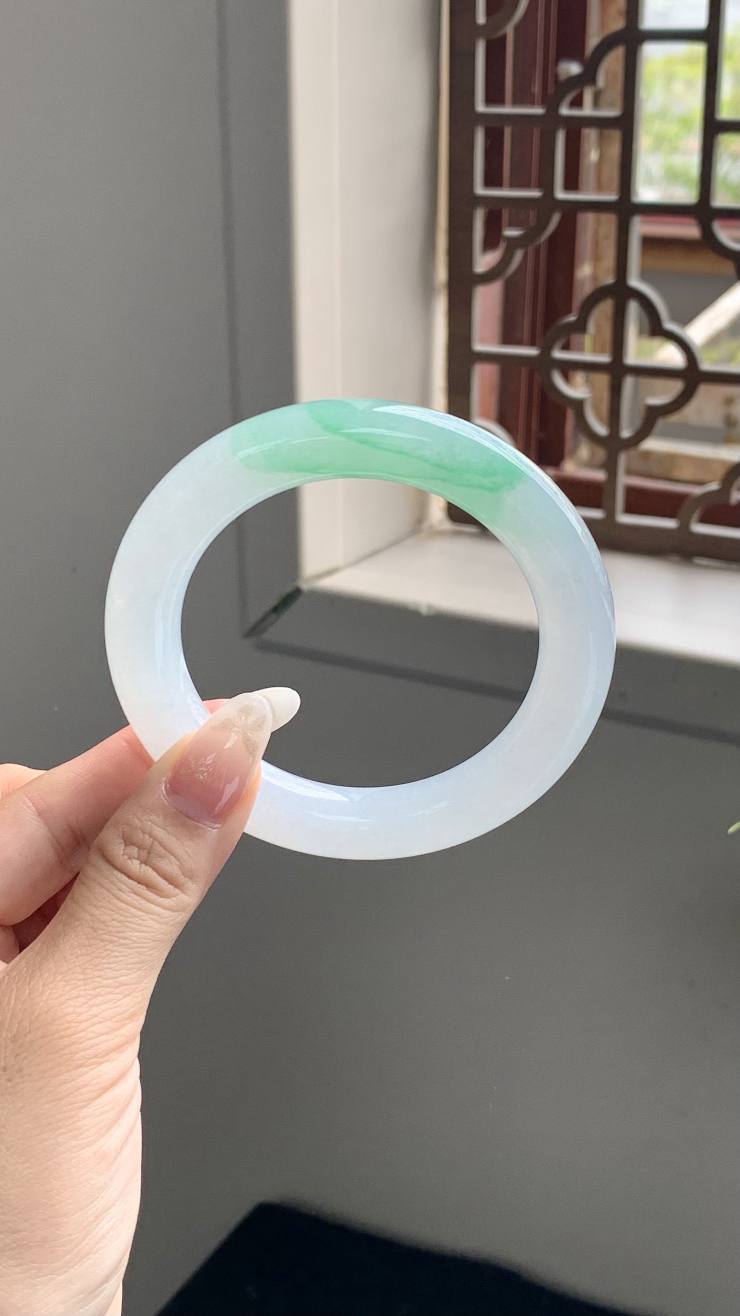 白底青圆条成品 A0709-2 ⭕️56-11.5-11.5