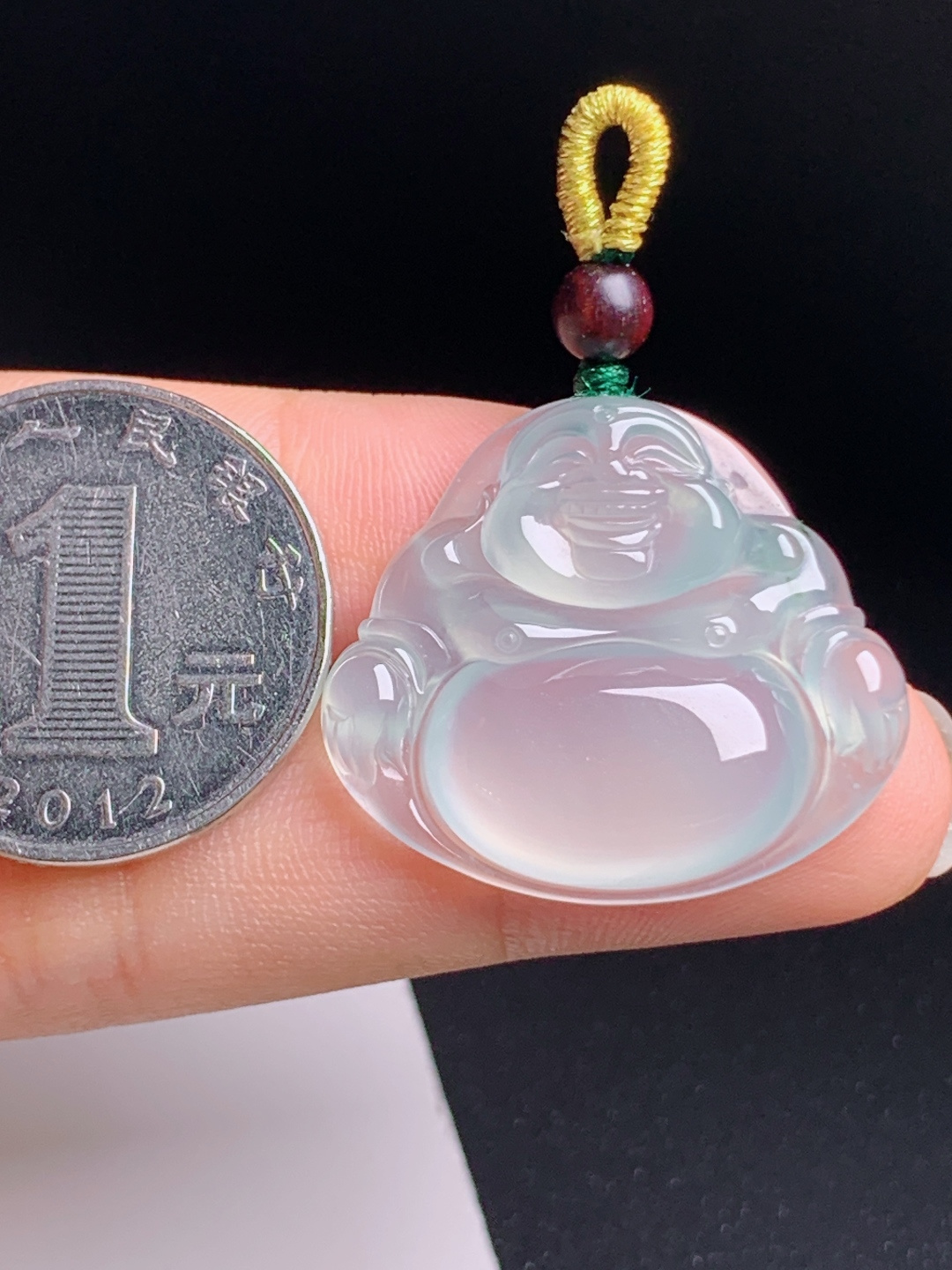 ️ 冰种佛公，冰澈通透，笑口常开，福气满满