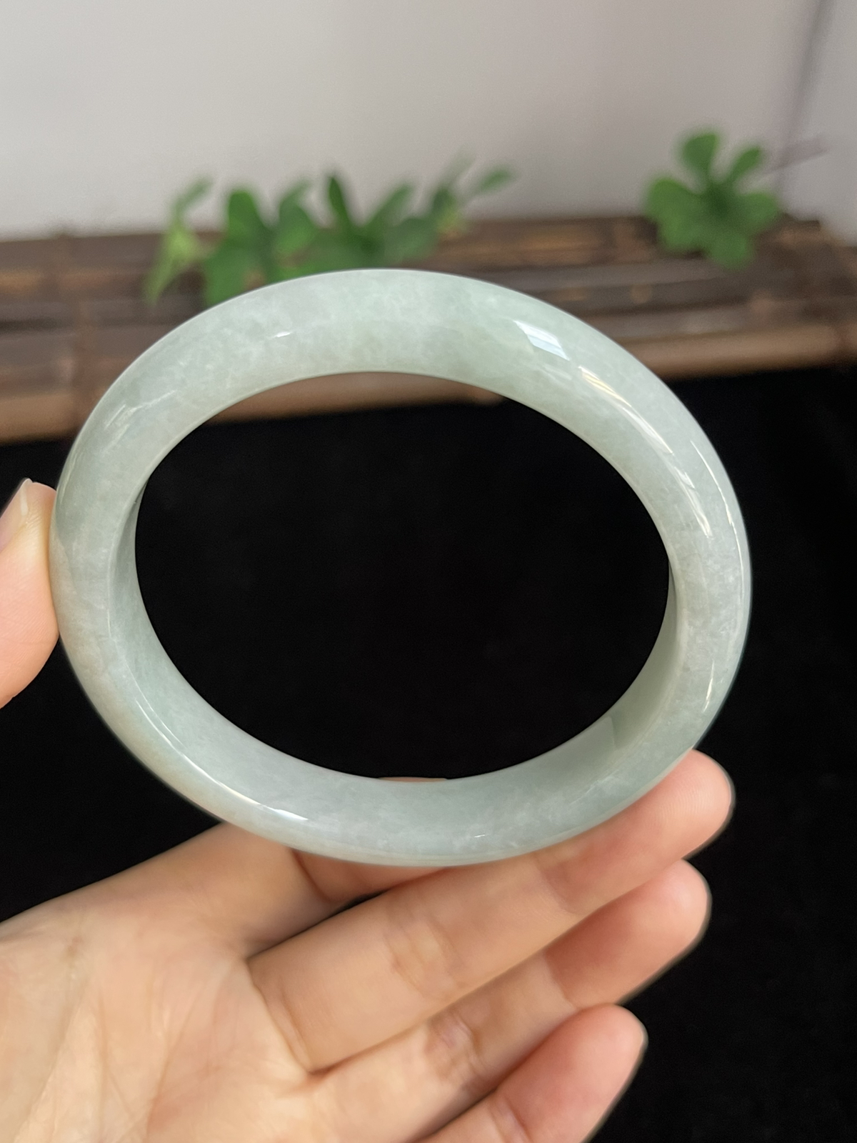 正圈59.5圈口，翡翠手镯