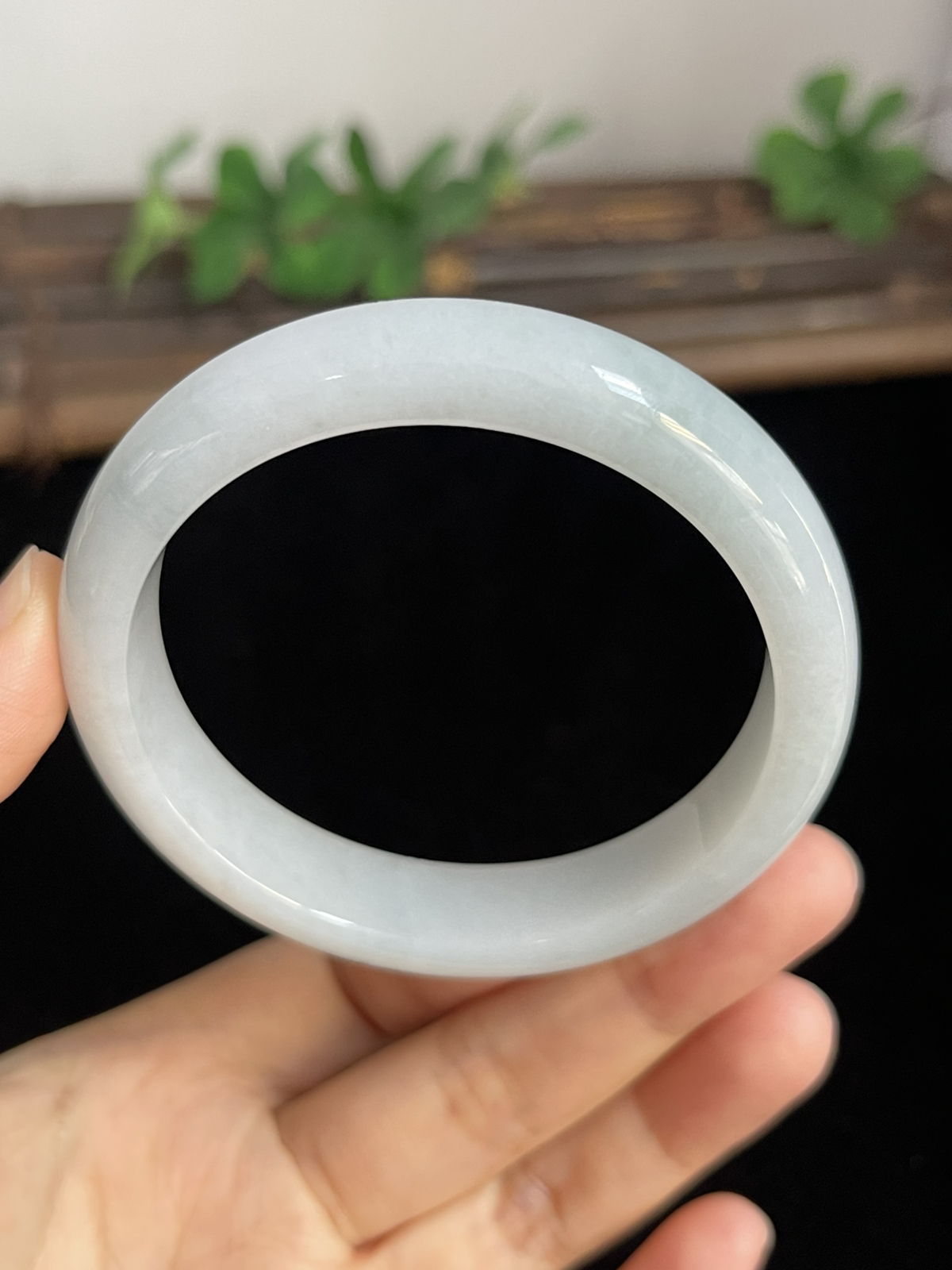 正圈55圈口，翡翠手镯