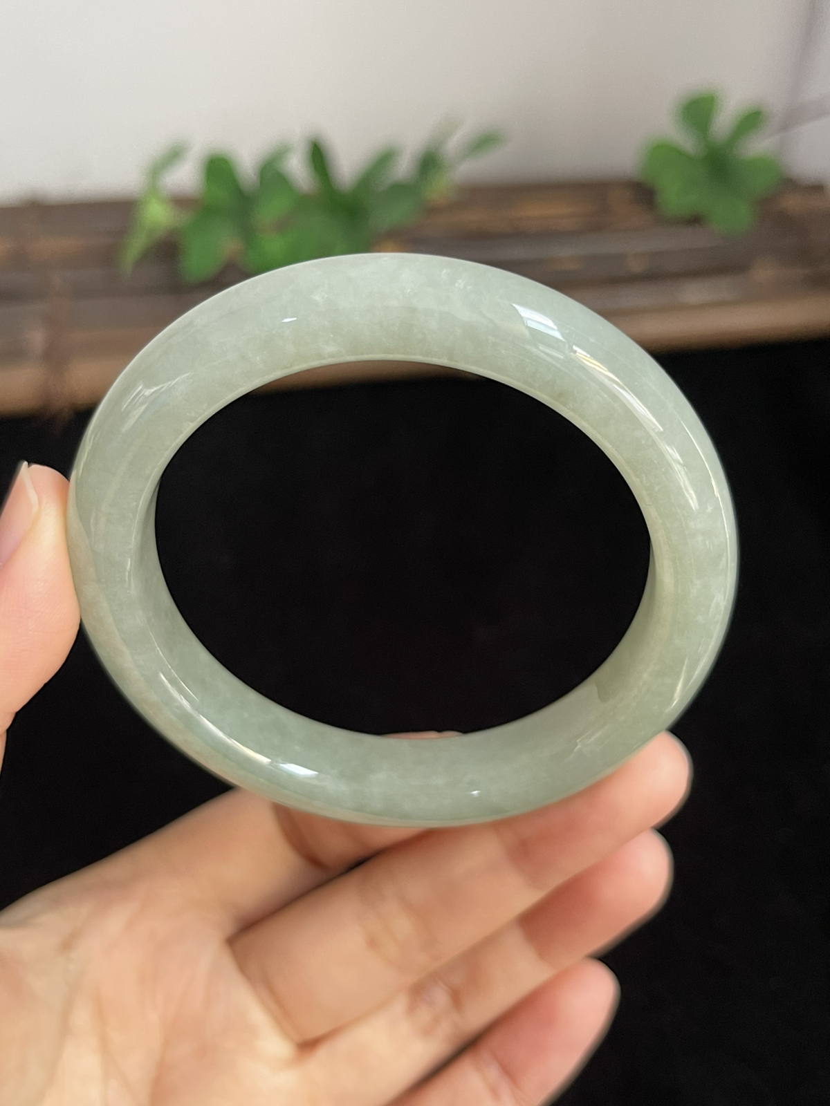 正圈54.6圈口，翡翠手镯
