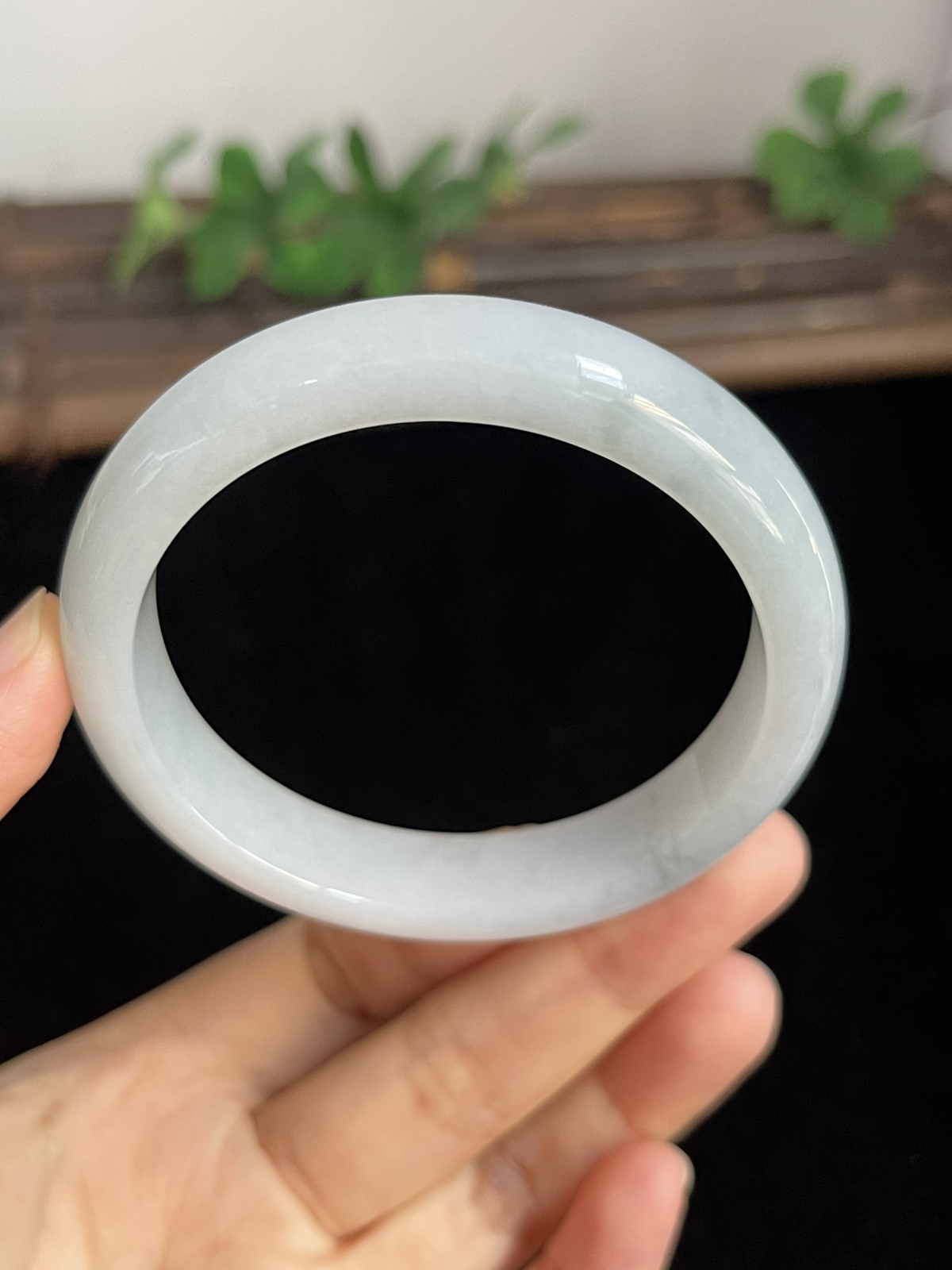 正圈55圈口，翡翠手镯