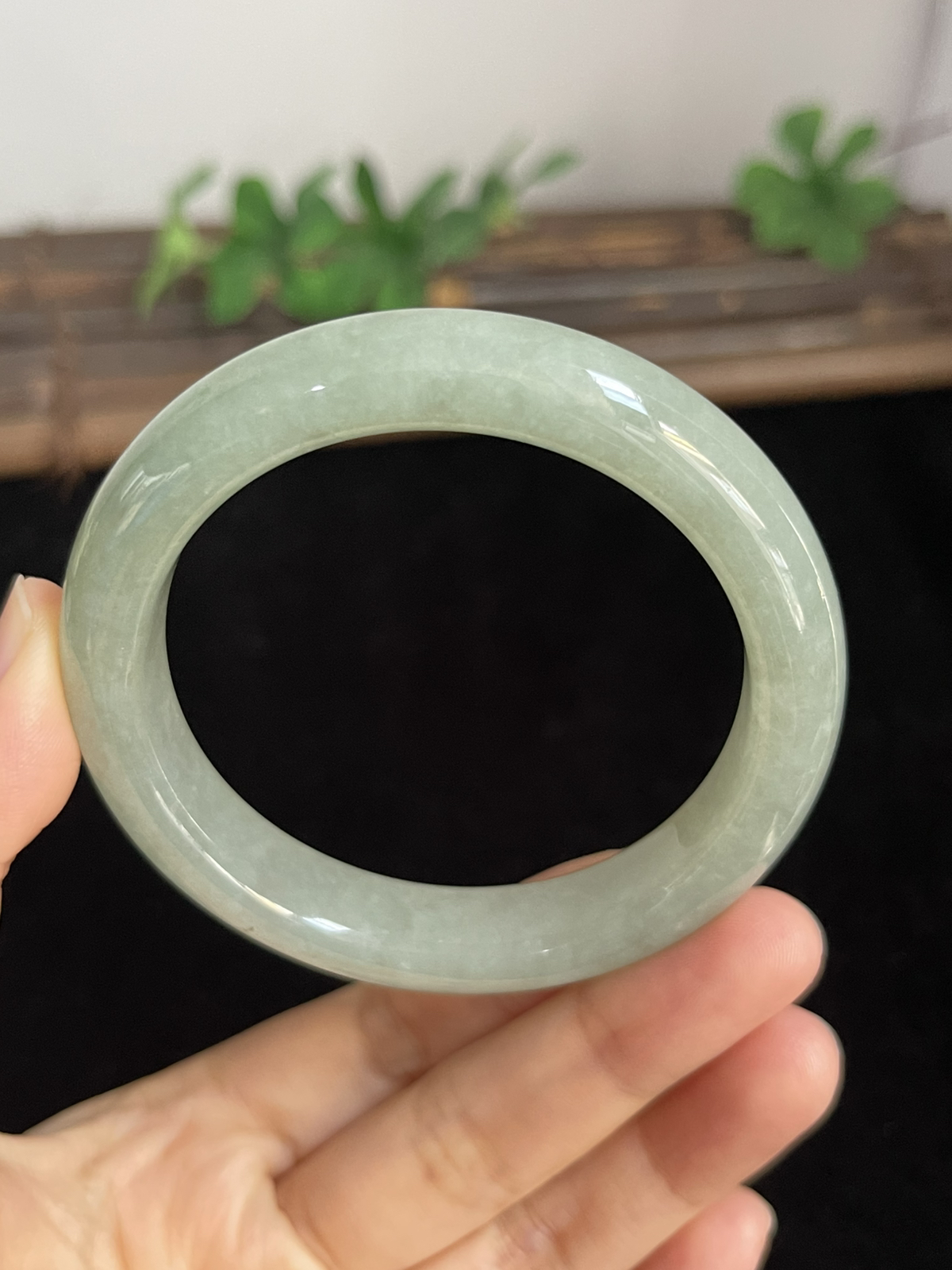 正圈54.6圈口，翡翠手镯