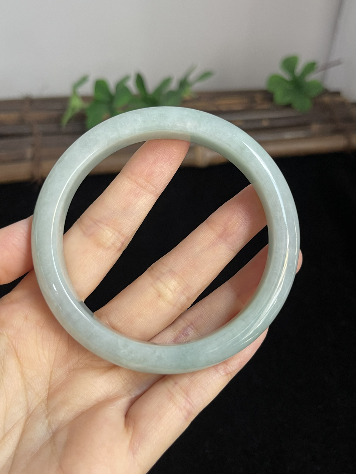 正圈59.5圈口，翡翠手镯