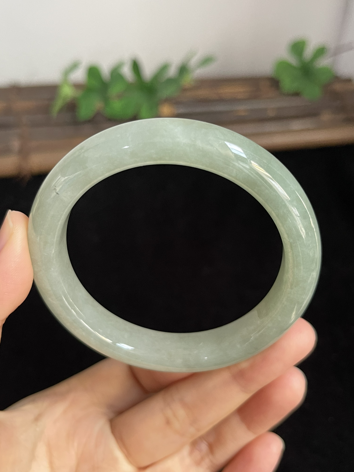正圈54.6圈口，翡翠手镯