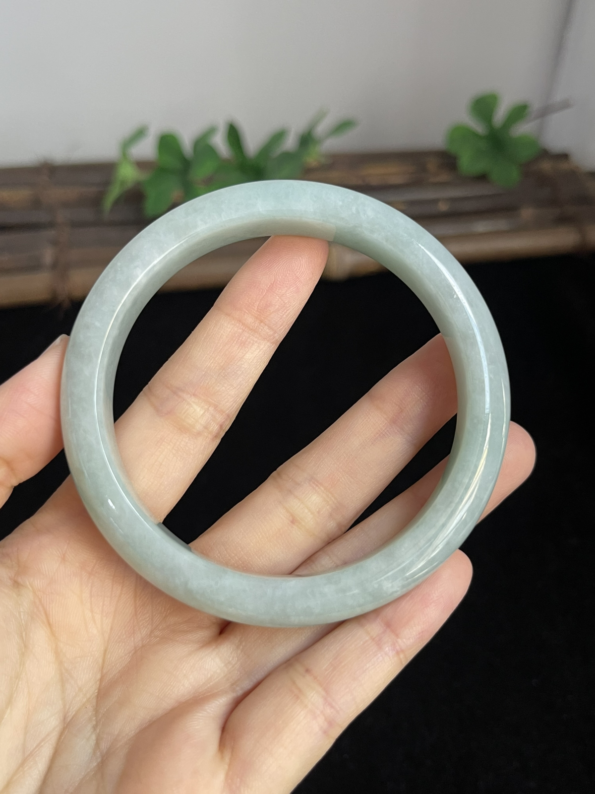 正圈59.5圈口，翡翠手镯