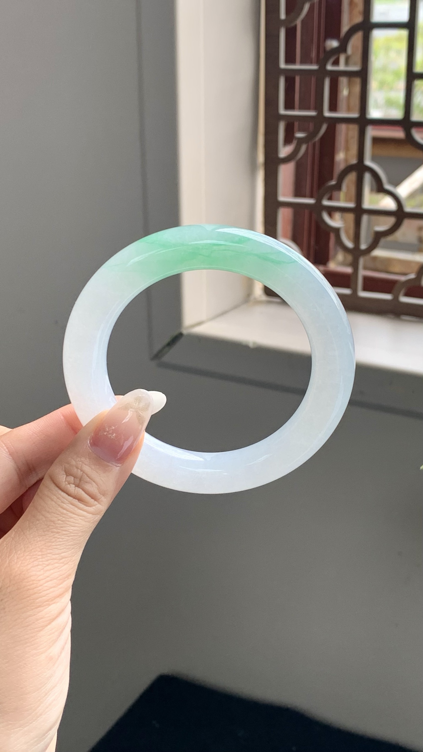 白底青圆条成品 A0709-2 ⭕️56-11.5-11.5
