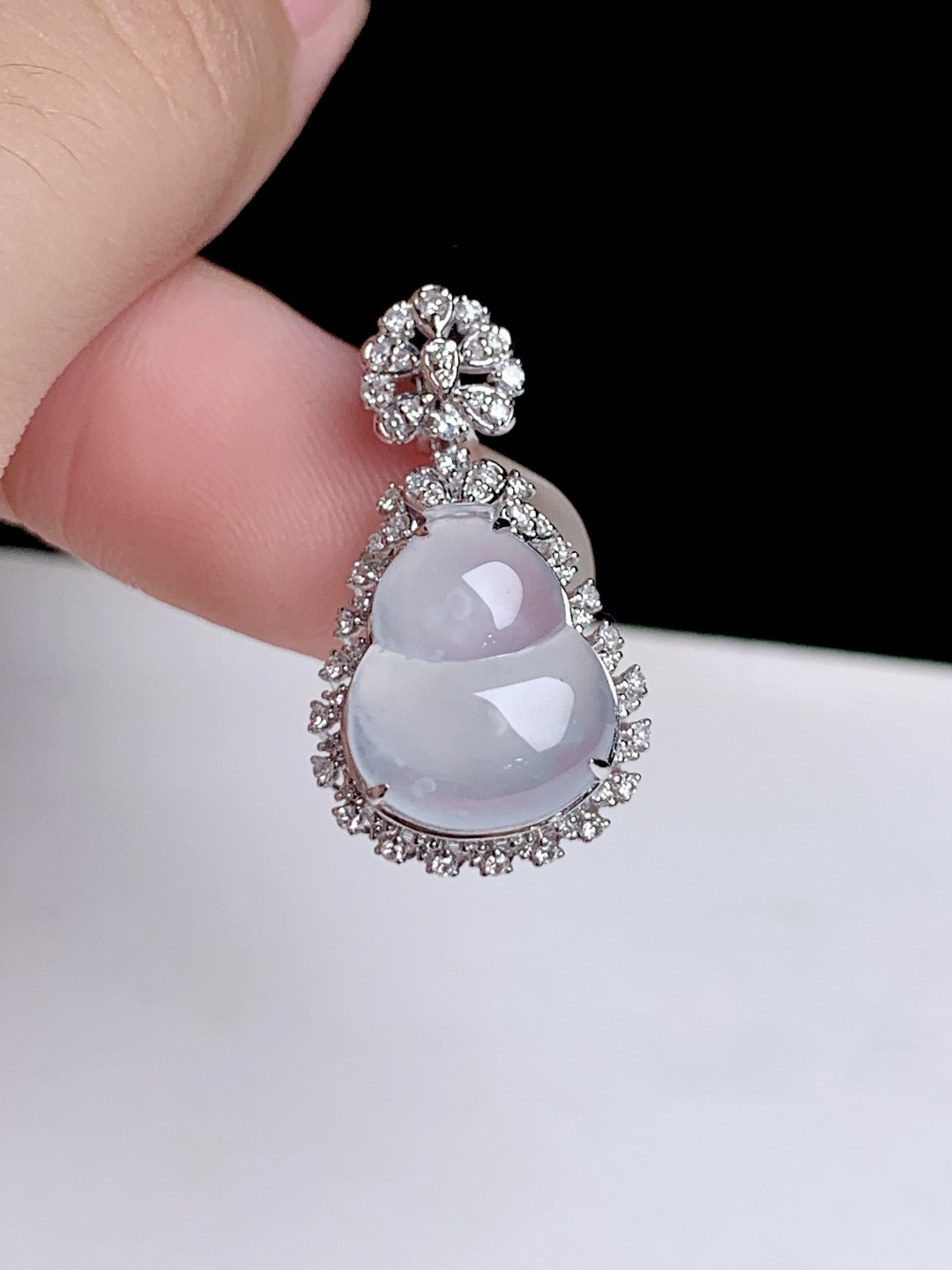 葫芦，18k金钻镶嵌，24.8-14-8.6