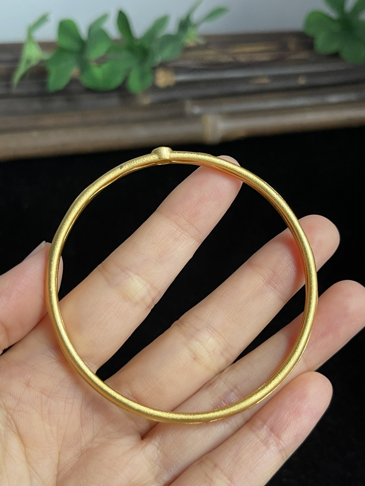 正圈58圈口，翡翠手镯，印记：S925