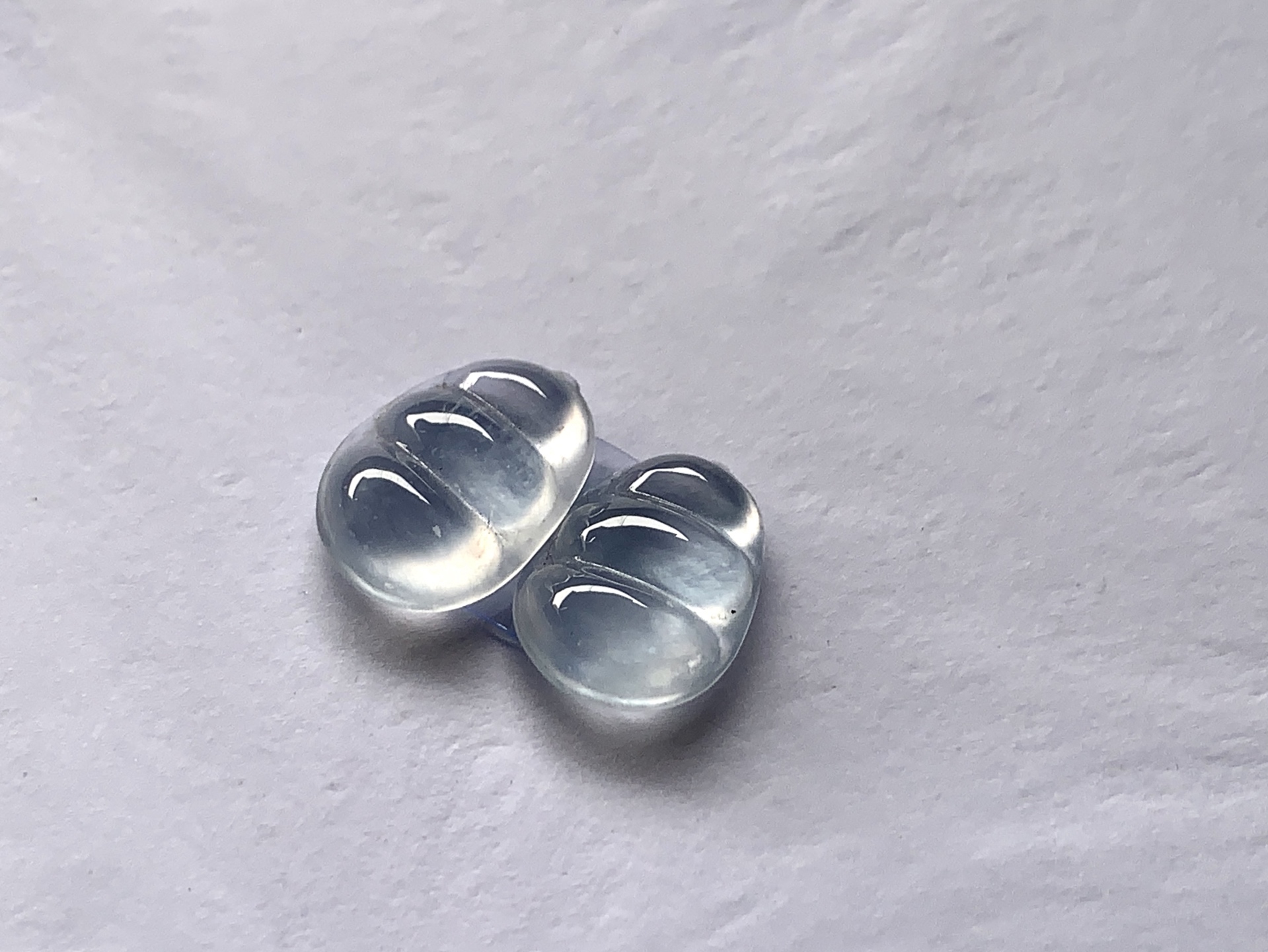 ️ 【高冰福豆一对】尺寸：14×10.4×5 / 13.3×10×4.5