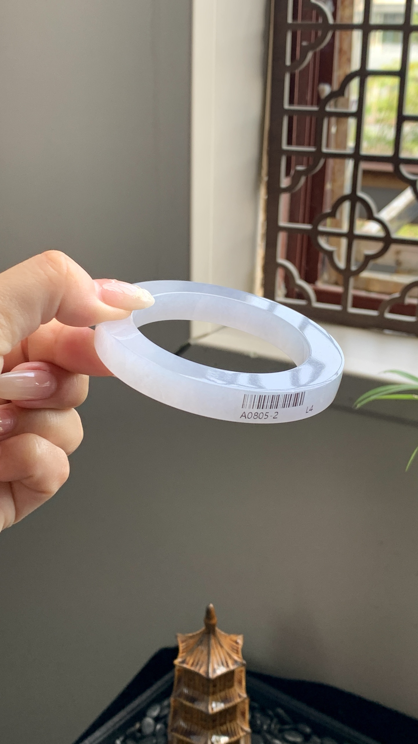 白冰美人条手镯毛胚 A0805-2 ⭕️54-10-10.5-75.5