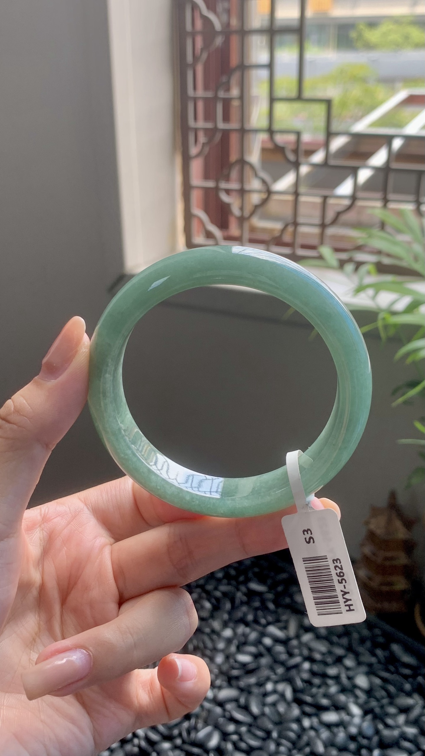 湖水绿正圈成品 HYY-5623 ⭕️ 55.8*12.5*8.2