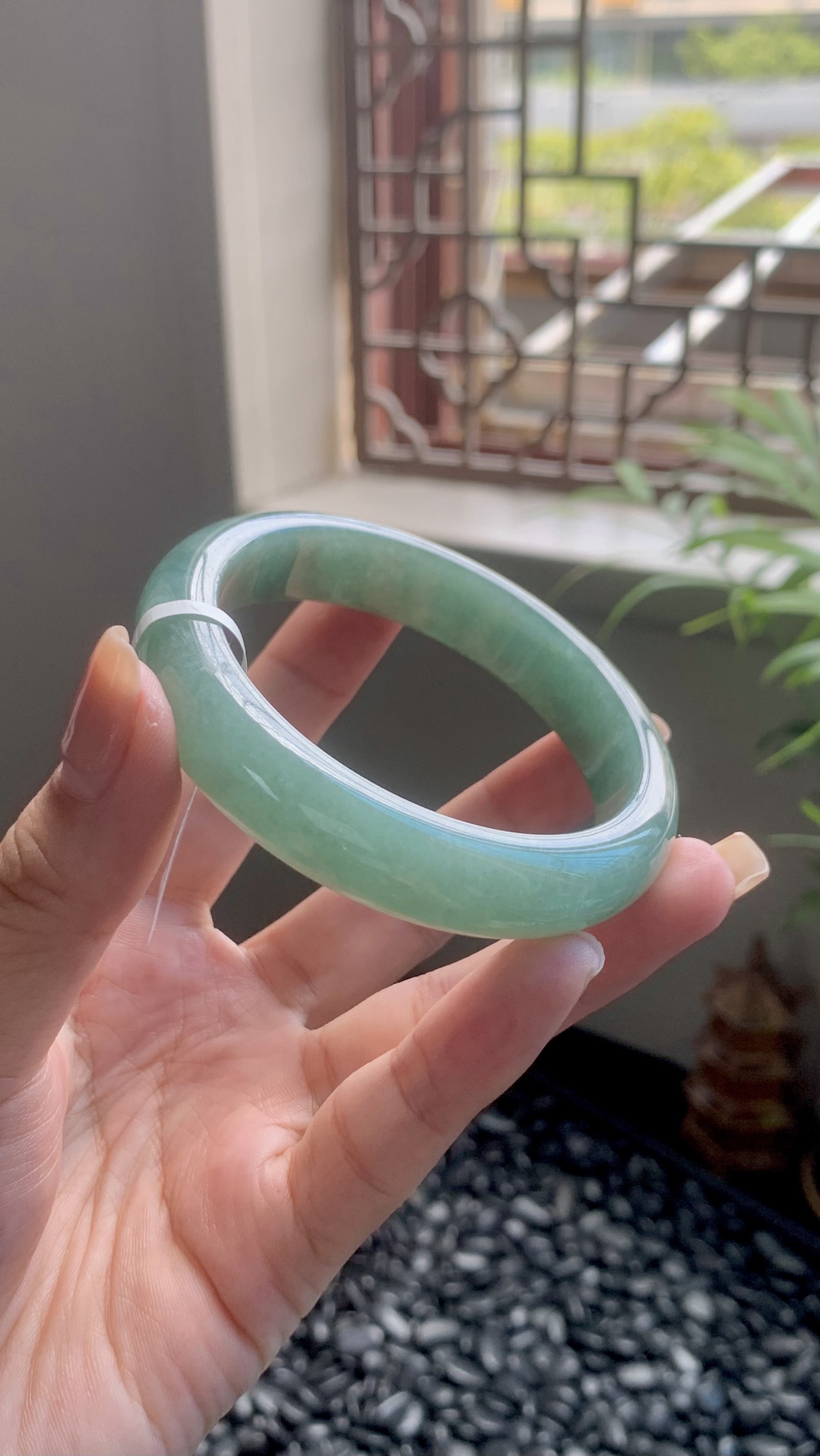 湖水绿正圈成品 HYY-5623 ⭕️ 55.8*12.5*8.2