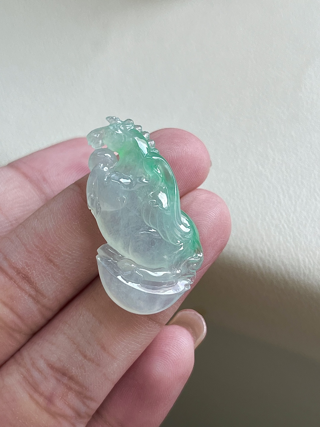 ️【独角兽】飘花灵动，种老细腻形体佳尺寸：33.2*18.3*5.5,b2186