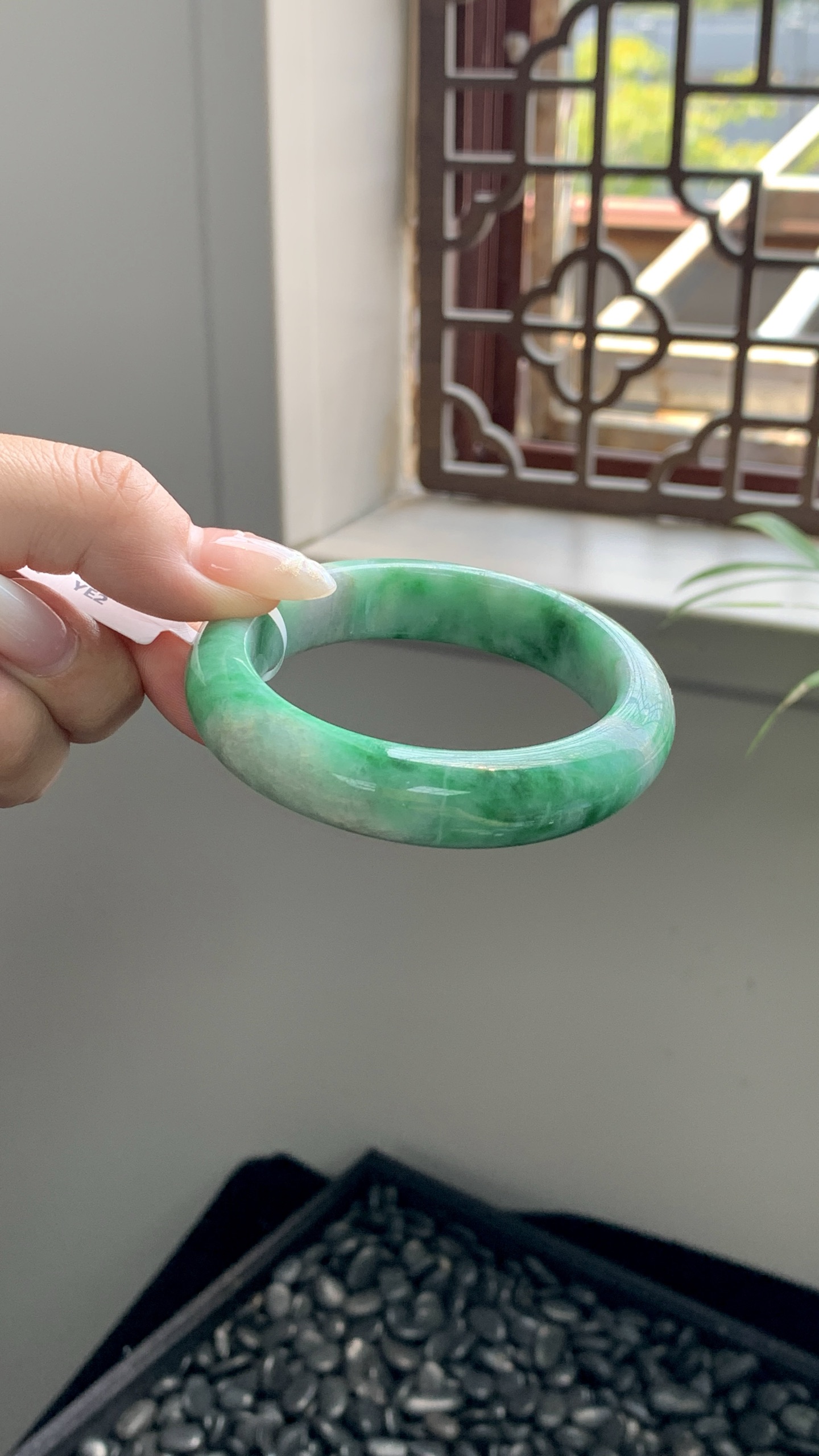 飘绿洒金正圈成品 HY-6102 ⭕️ 50*12.3*8.5