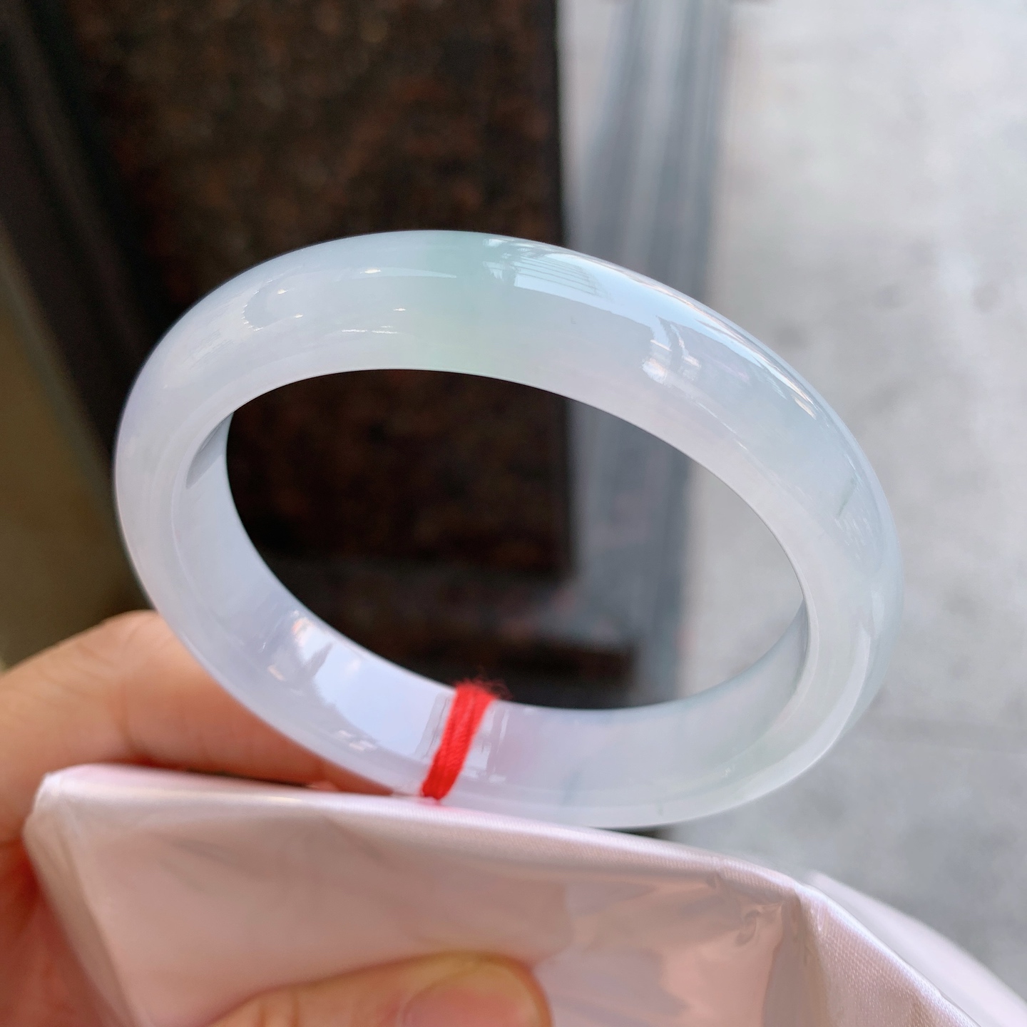 贵妃冰飘花 微细纹 尺寸：54.5/47/12.5/7.5 冰润