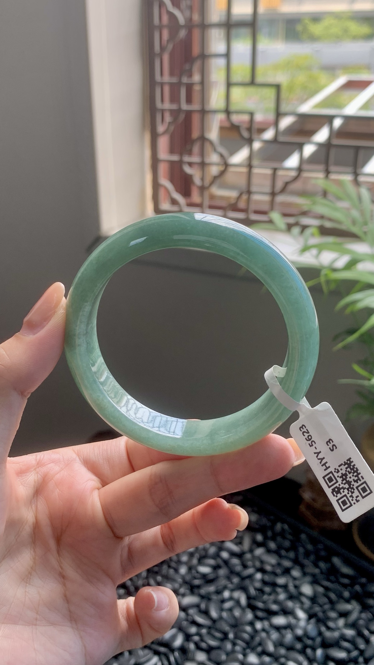 湖水绿正圈成品 HYY-5623 ⭕️ 55.8*12.5*8.2