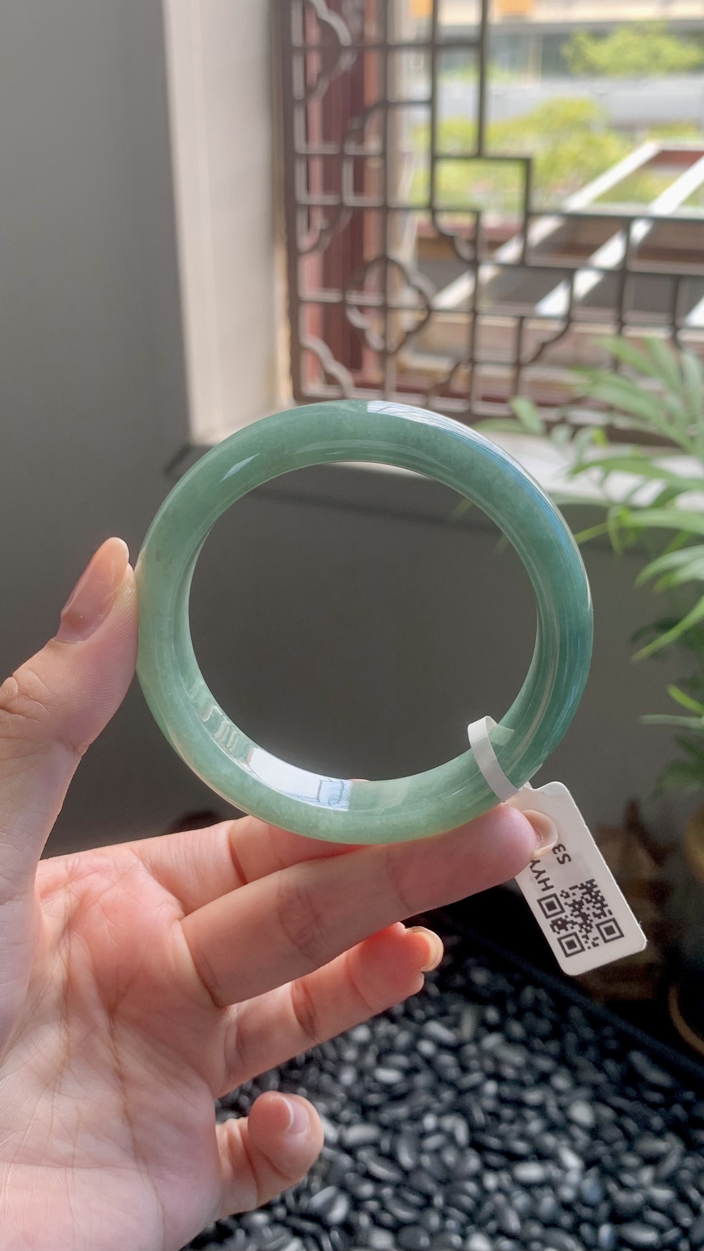 湖水绿正圈成品 HYY-5623 ⭕️ 55.8*12.5*8.2
