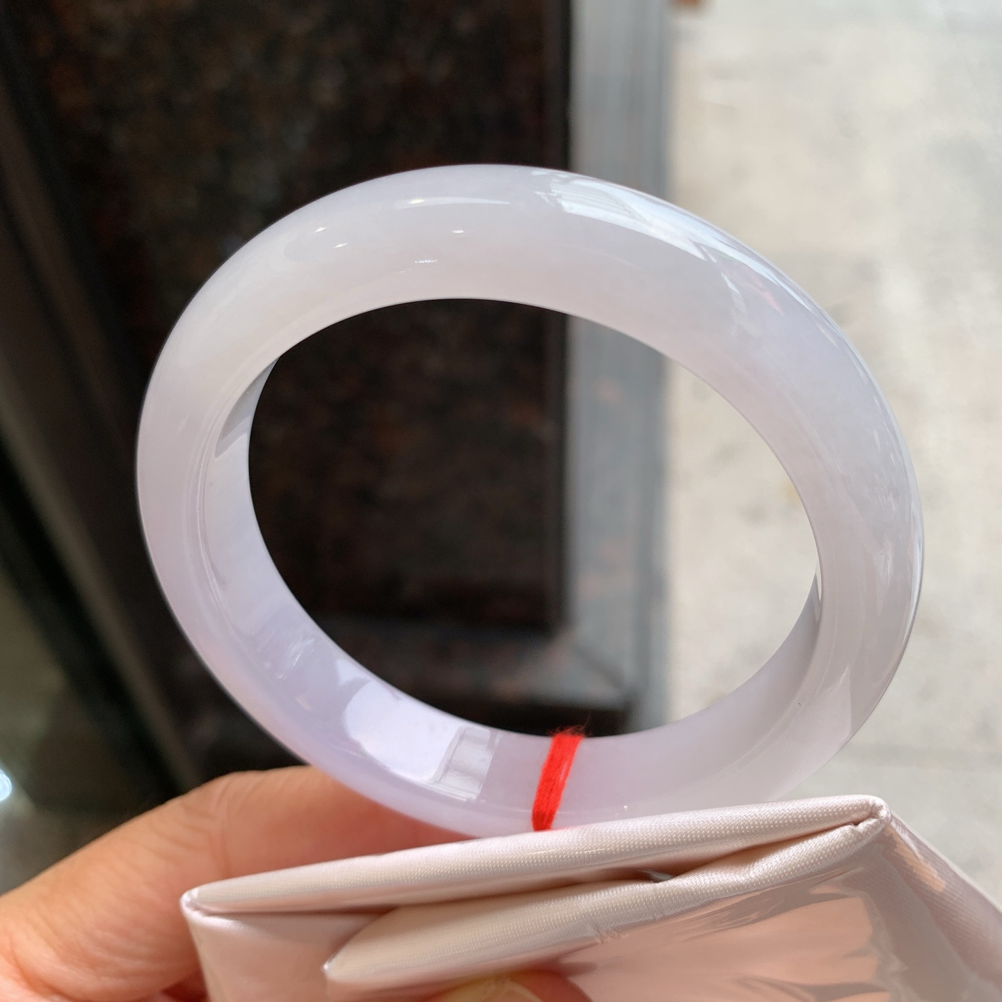 正圈粉紫 微纹 尺寸：57/12/9 清新