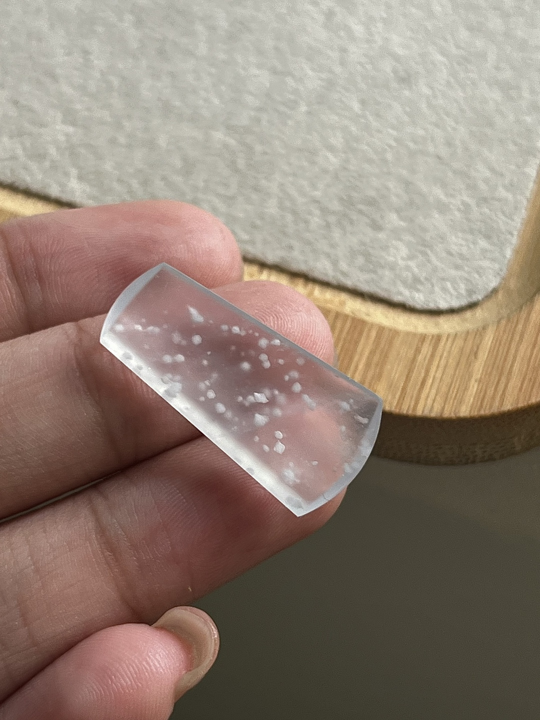 点点木那雪花棉，清莹起光，尺寸：27*13.4*2.6,a4387
