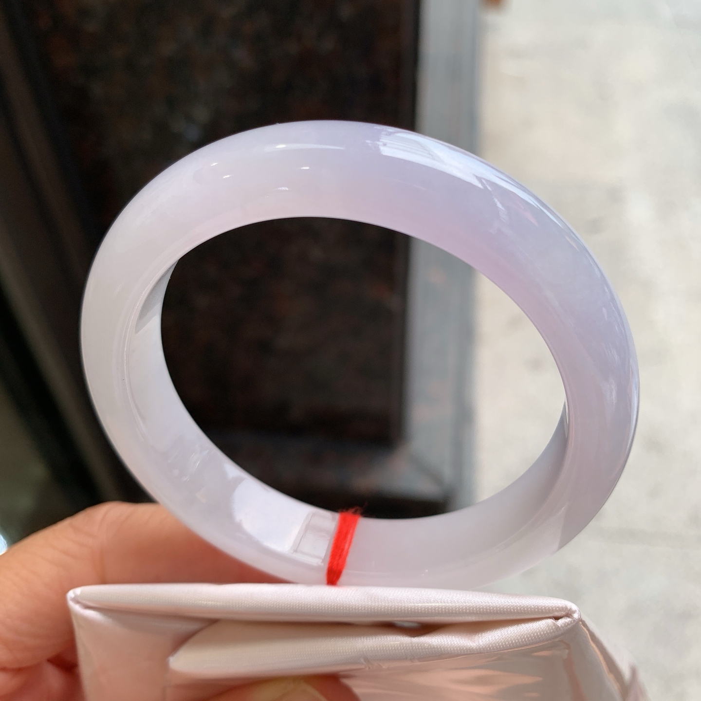 正圈粉紫 微纹 尺寸：57/12/9 清新