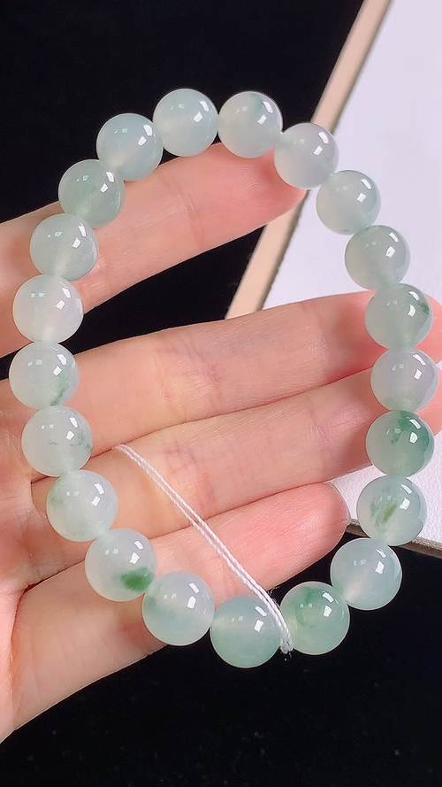 ️冰飘花手链，尺寸:9.2-9.2mm