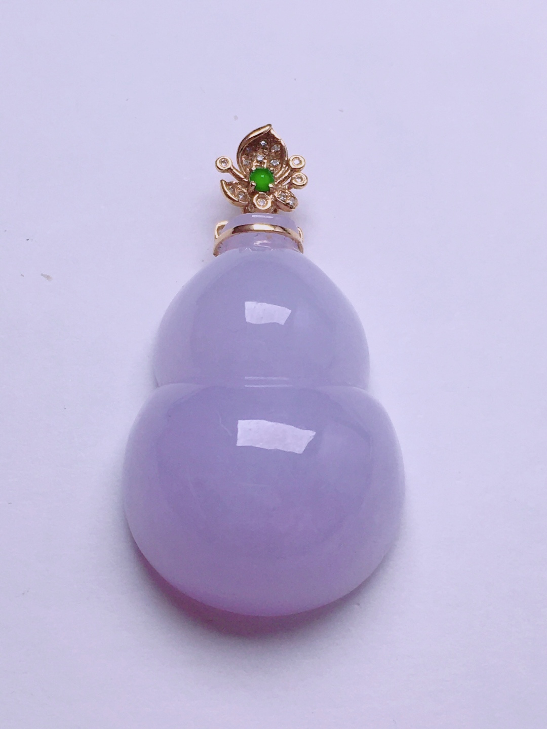️高冰紫葫芦吊坠，晶莹剔透，新颖时尚，品相
