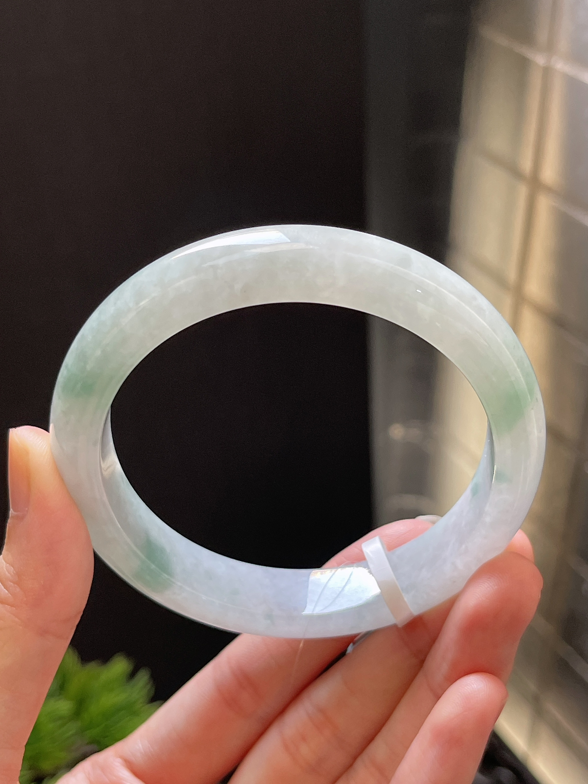 正圈57.8冰糯飘花手镯