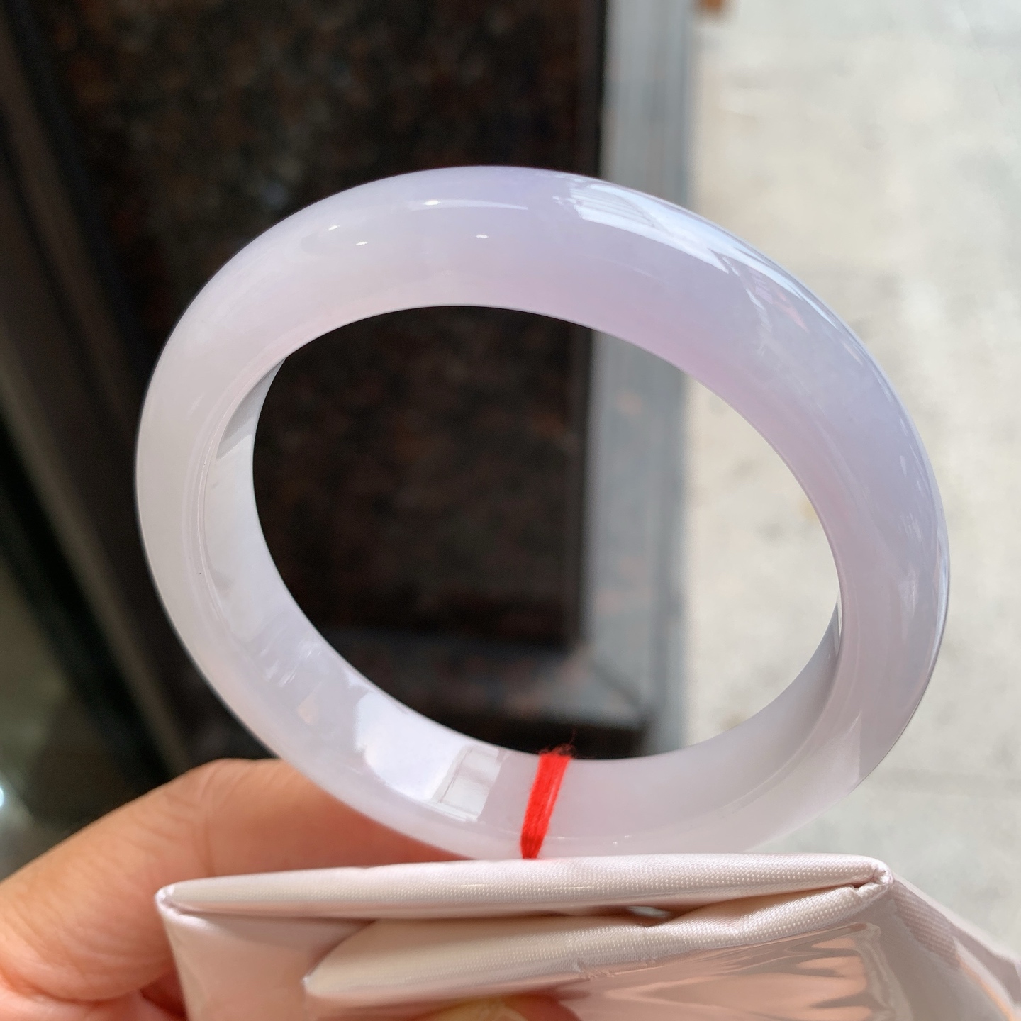 正圈粉紫 微纹 尺寸：57/12/9 清新