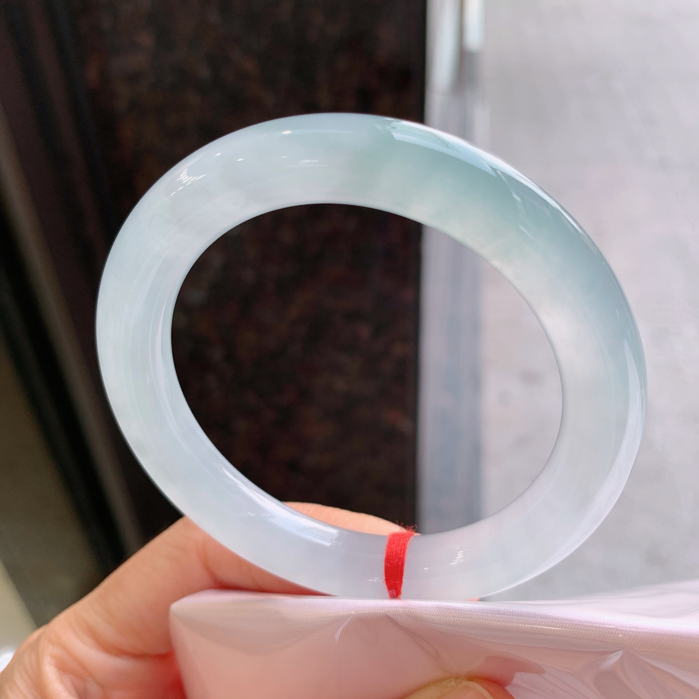圆条冰晴 无裂 尺寸：54.5/10 冰润