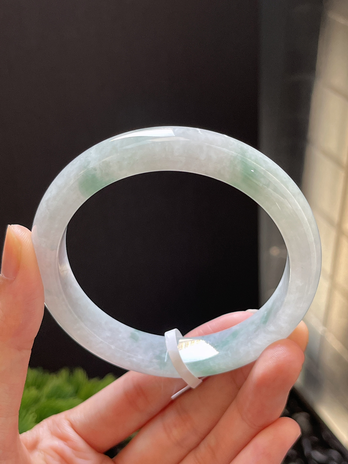 正圈57.8冰糯飘花手镯