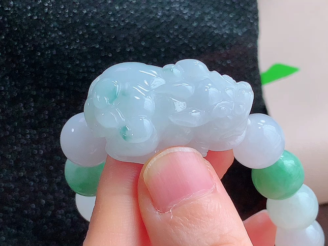 ️ 招财貔貅手链，尺寸取一34.3-21.5-13.0/12.0mm，包A附证书
