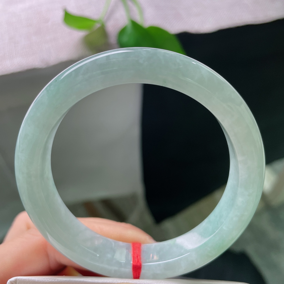 绿底正圈，无裂，清透起光，色调淡雅不张扬，不挑肤色，通勤日常都合适。ss56700a