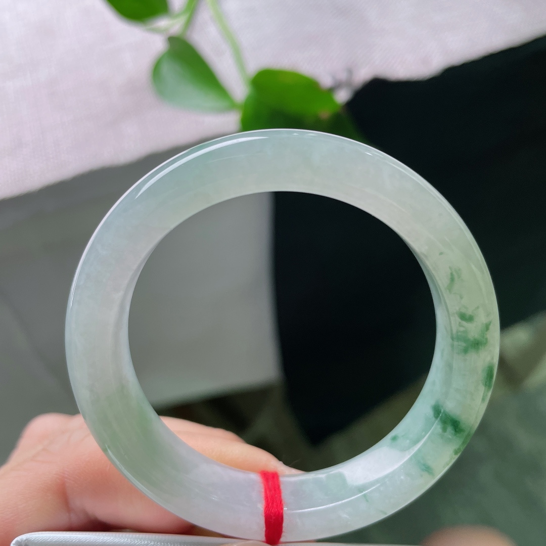 49/11.2，飘花正圈，小手福利，水头好，种老，花色灵动飘逸，皮纹，56032a