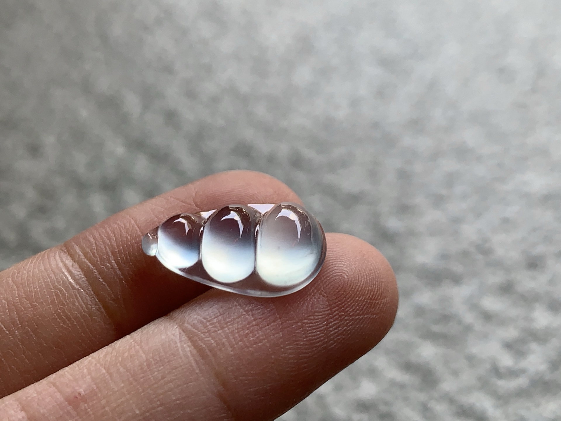 ️ 冰种福豆，尺寸：16.2×10.2×4.4