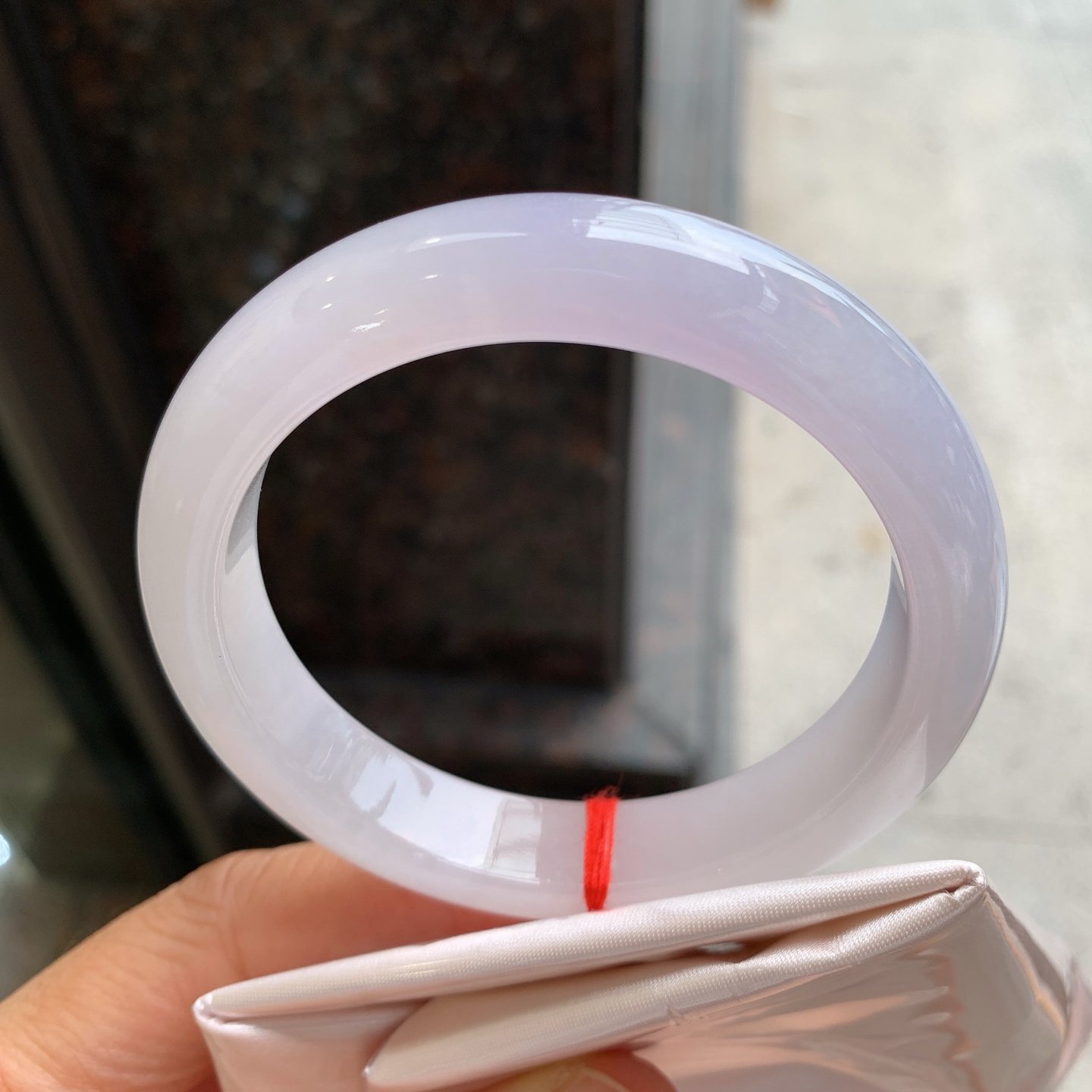 正圈粉紫 微纹 尺寸：57/12/9 清新
