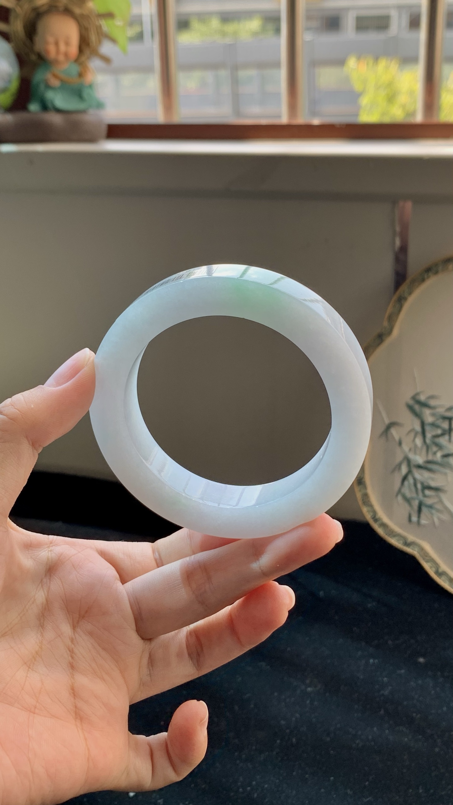 飘绿镯胚 C0516-5 ⭕️ 55-13-10-75