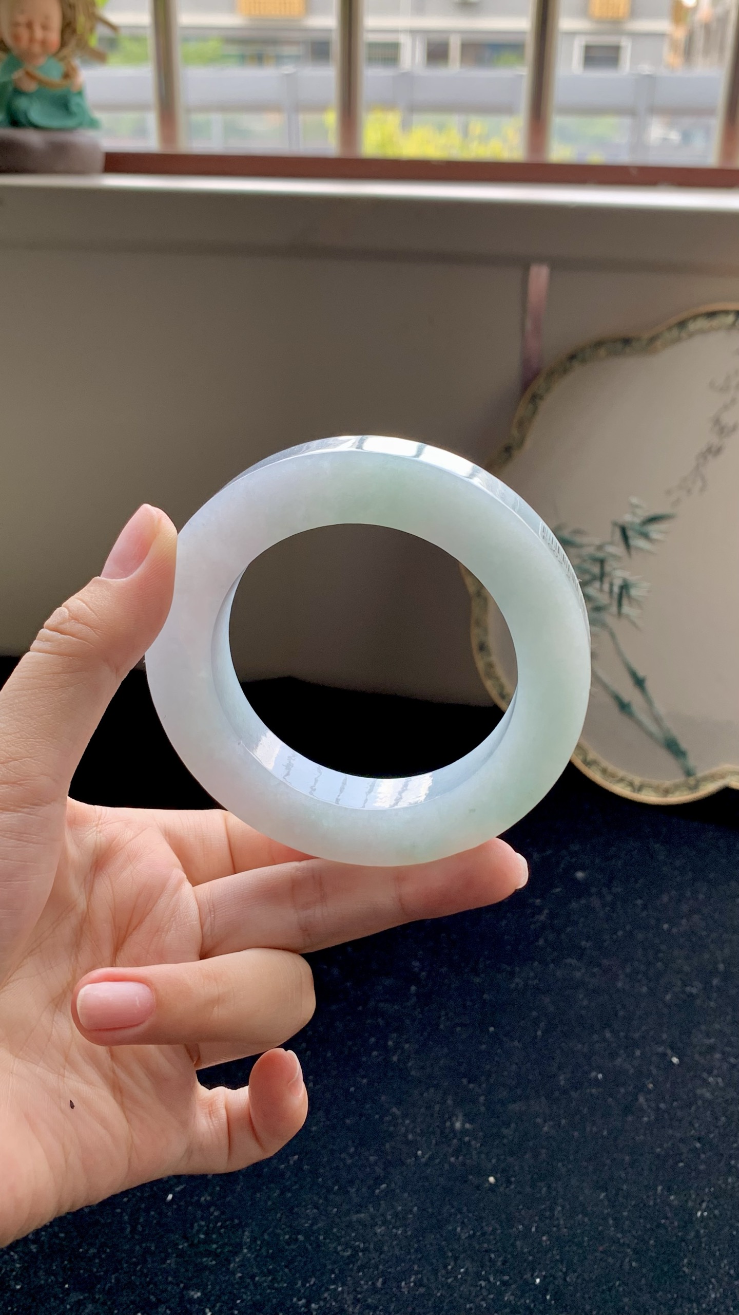 晴底正圈镯胚 F602-2 ⭕️ 55.5-12-12.5-80