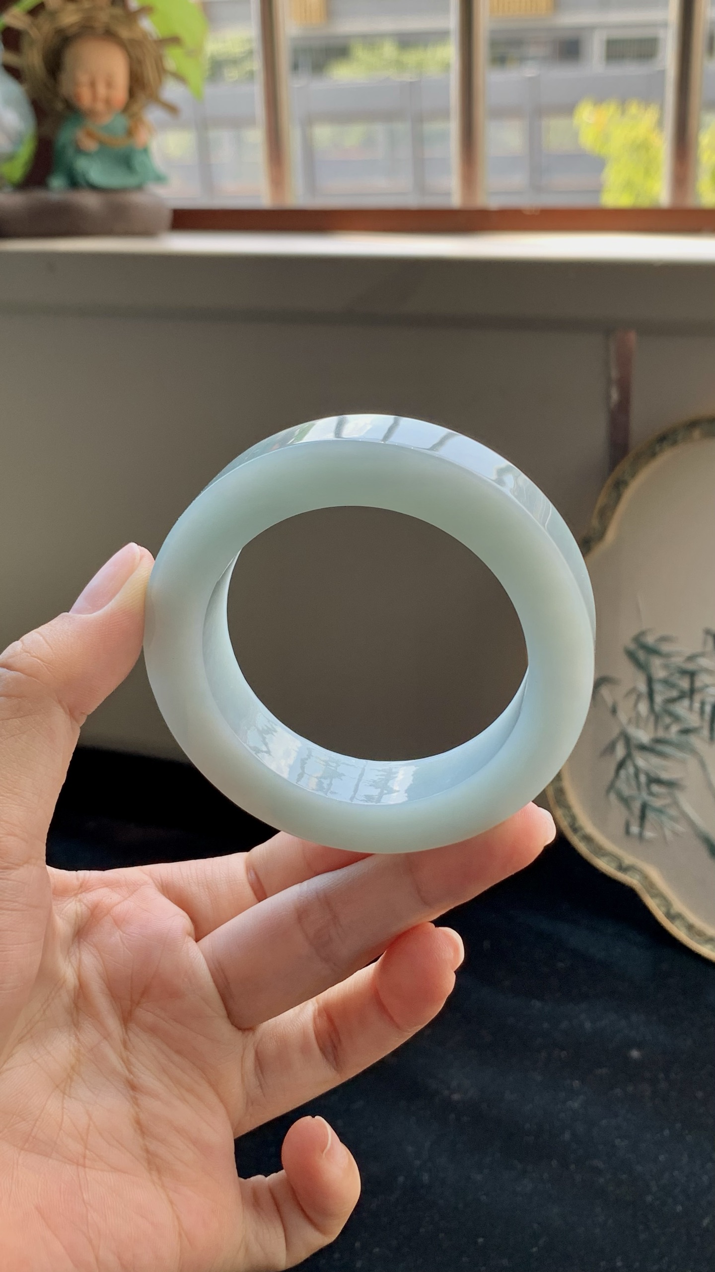 晴底正圈镯胚 D0221-2 ⭕️ 51*14.5-10-70