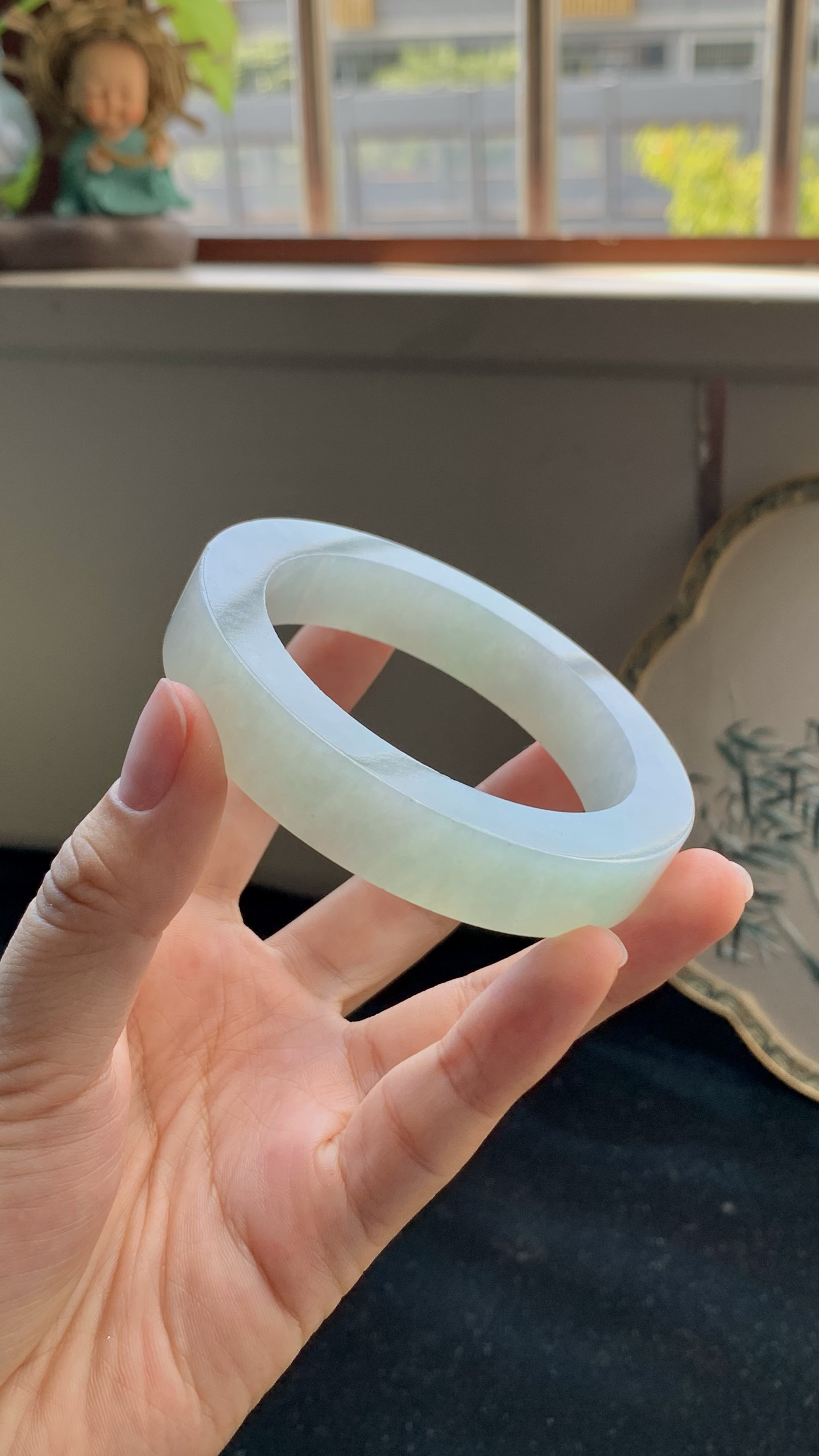 冰晴正圈镯胚 E0831-3 ⭕️ 57-13-10-76