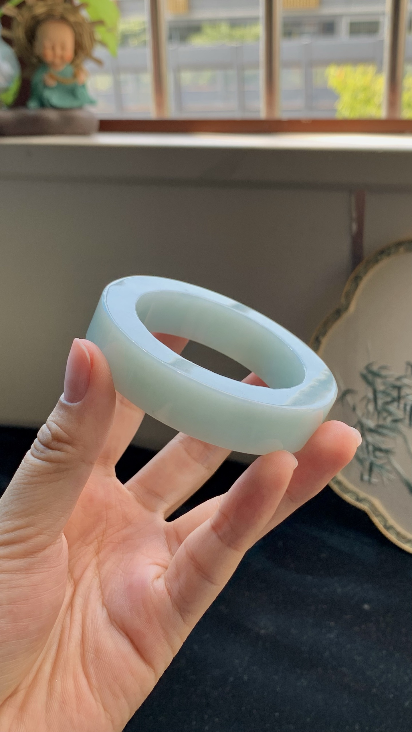 晴底正圈镯胚 D0221-2 ⭕️ 51*14.5-10-70