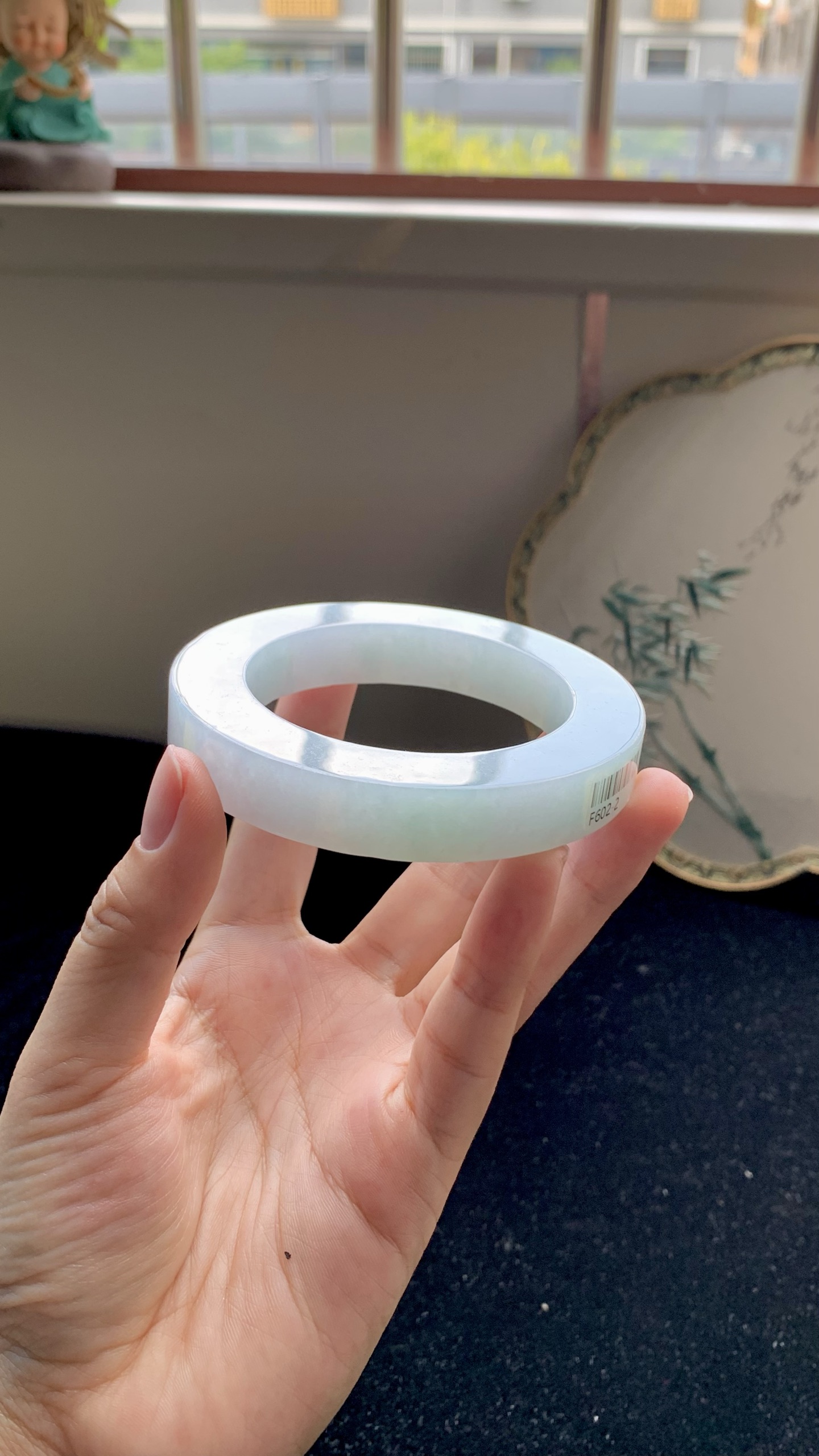 晴底正圈镯胚 F602-2 ⭕️ 55.5-12-12.5-80