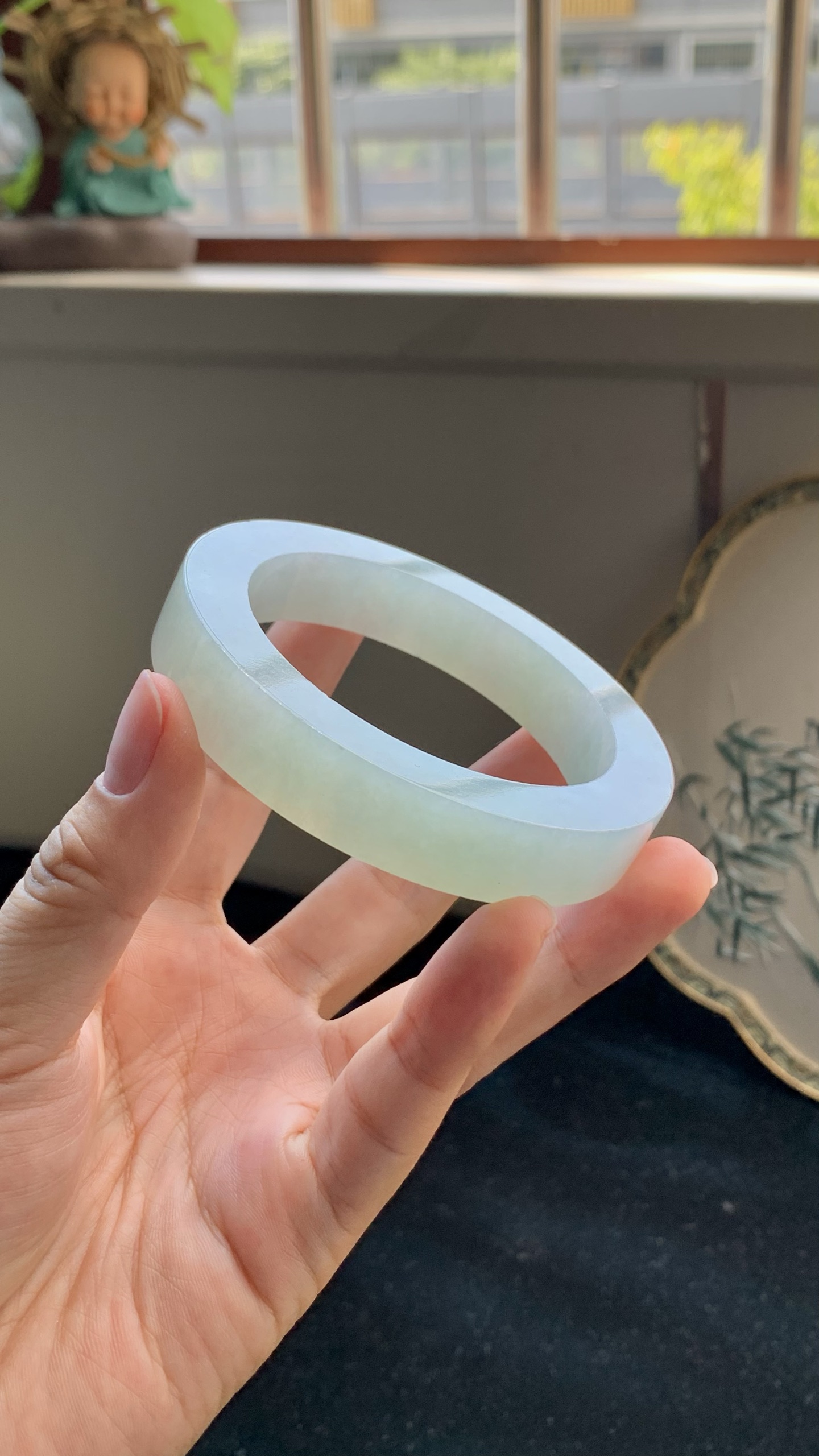 冰晴正圈镯胚 E0831-3 ⭕️ 57-13-10-76