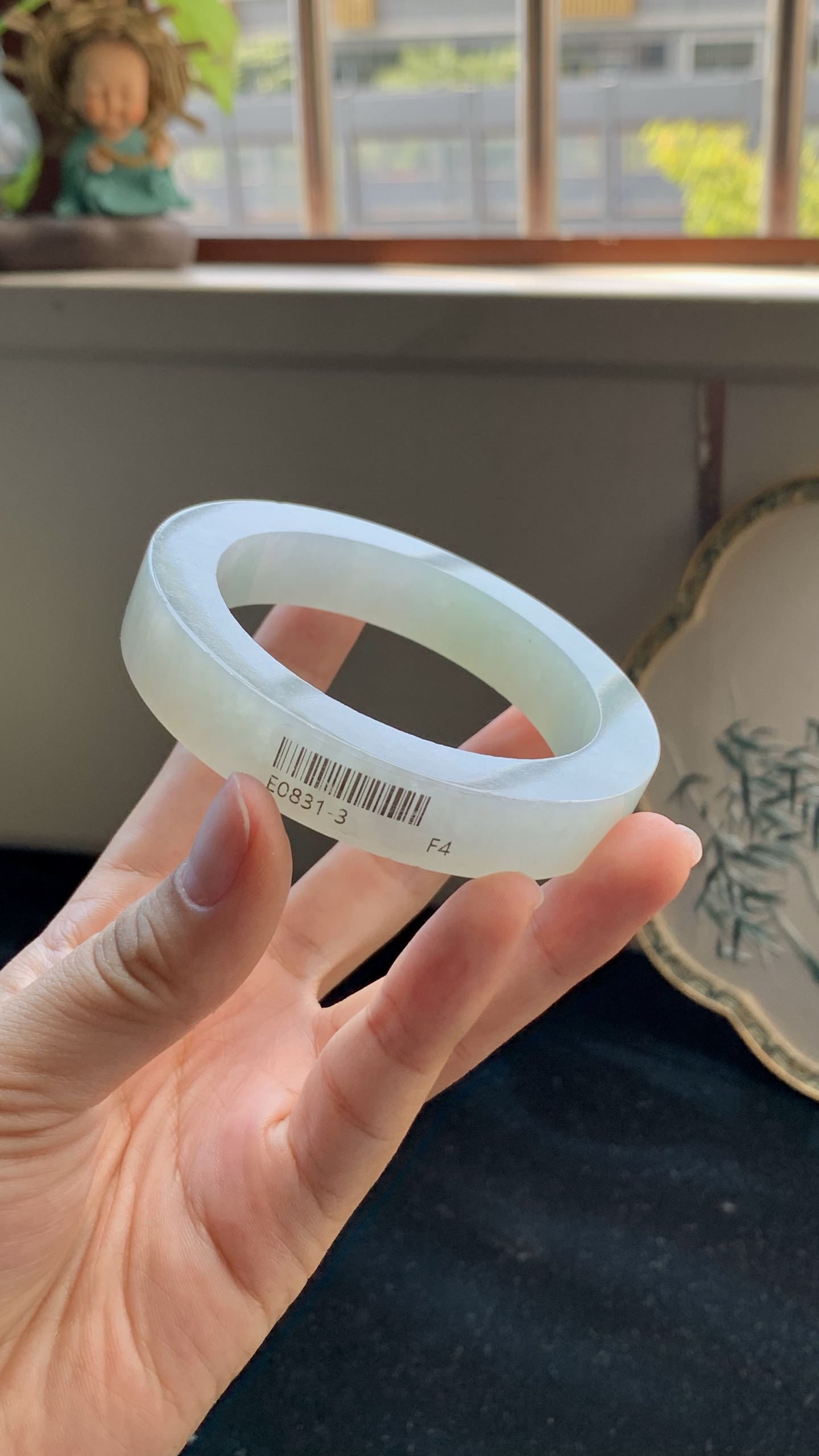 冰晴正圈镯胚 E0831-3 ⭕️ 57-13-10-76