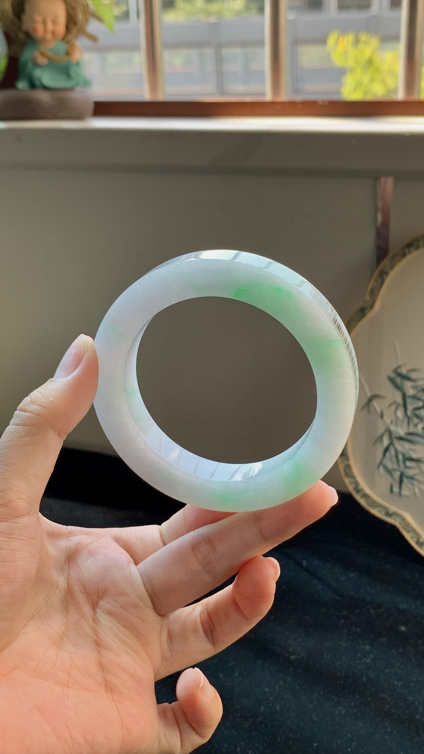 飘绿正圈镯胚 B0402-11 ⭕️ 55.5-12-10-76