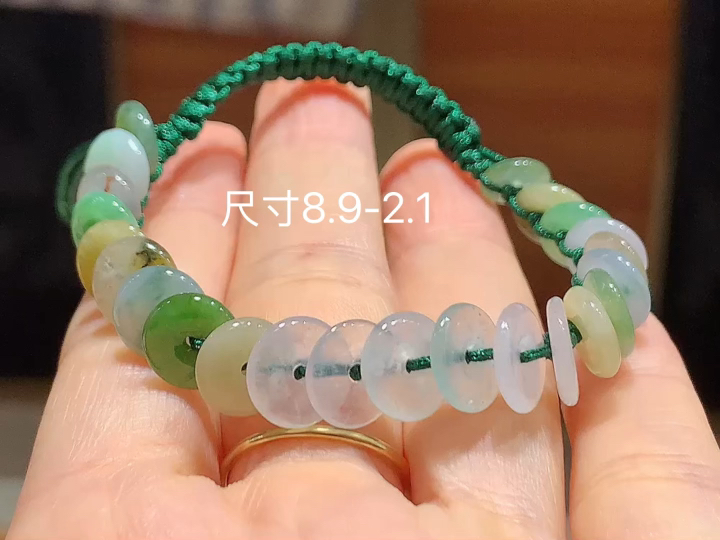 多彩手串，尺寸8.9-2.1