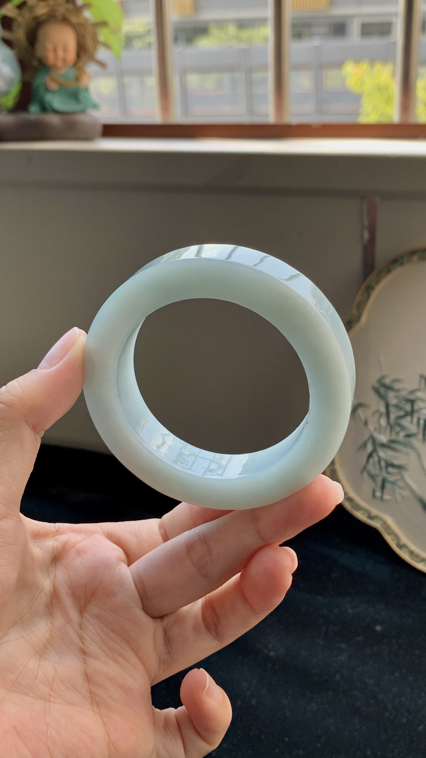 晴底正圈镯胚 D0221-2 ⭕️ 51*14.5-10-70