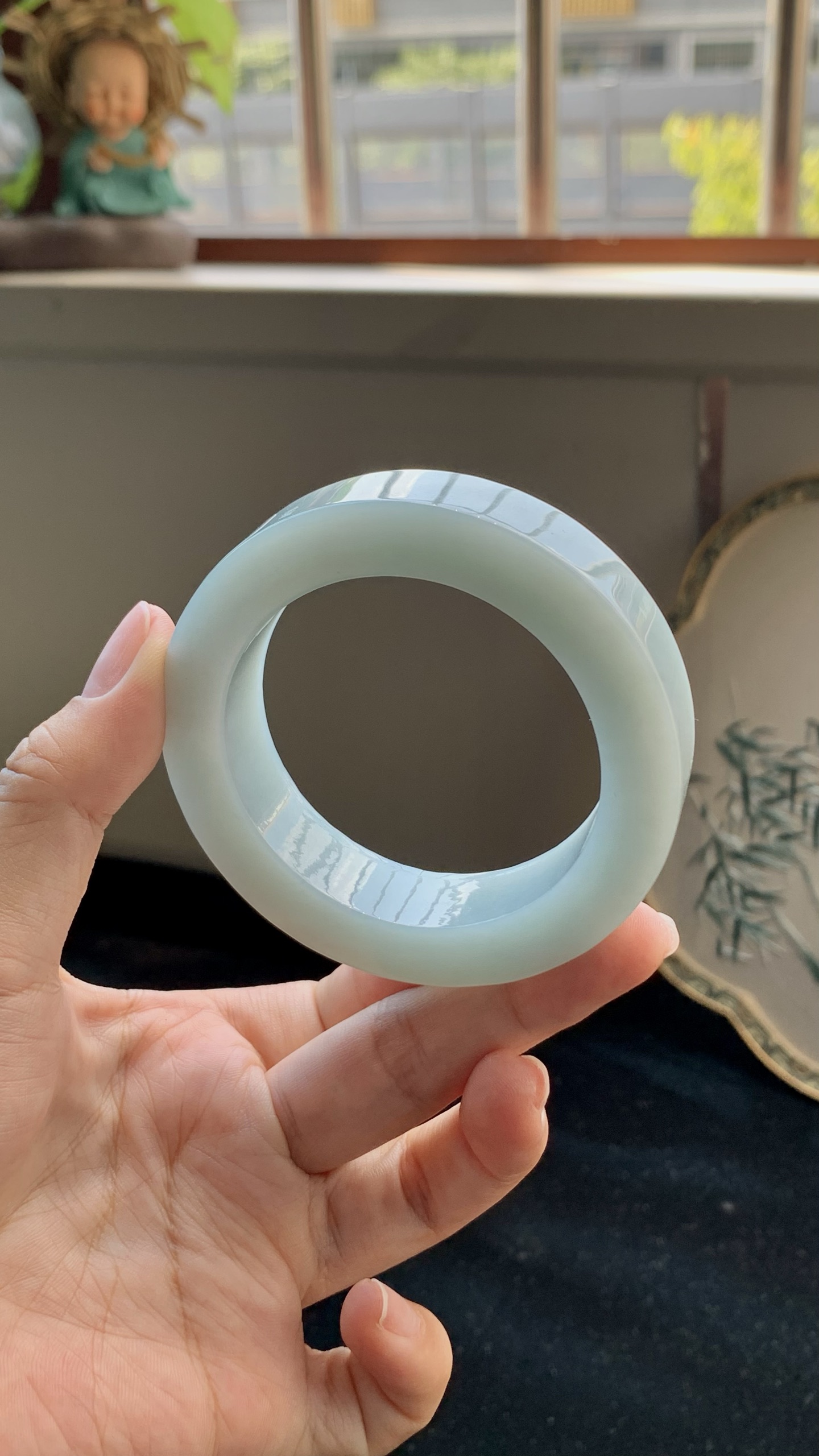 晴底正圈镯胚 D0221-2 ⭕️ 51*14.5-10-70