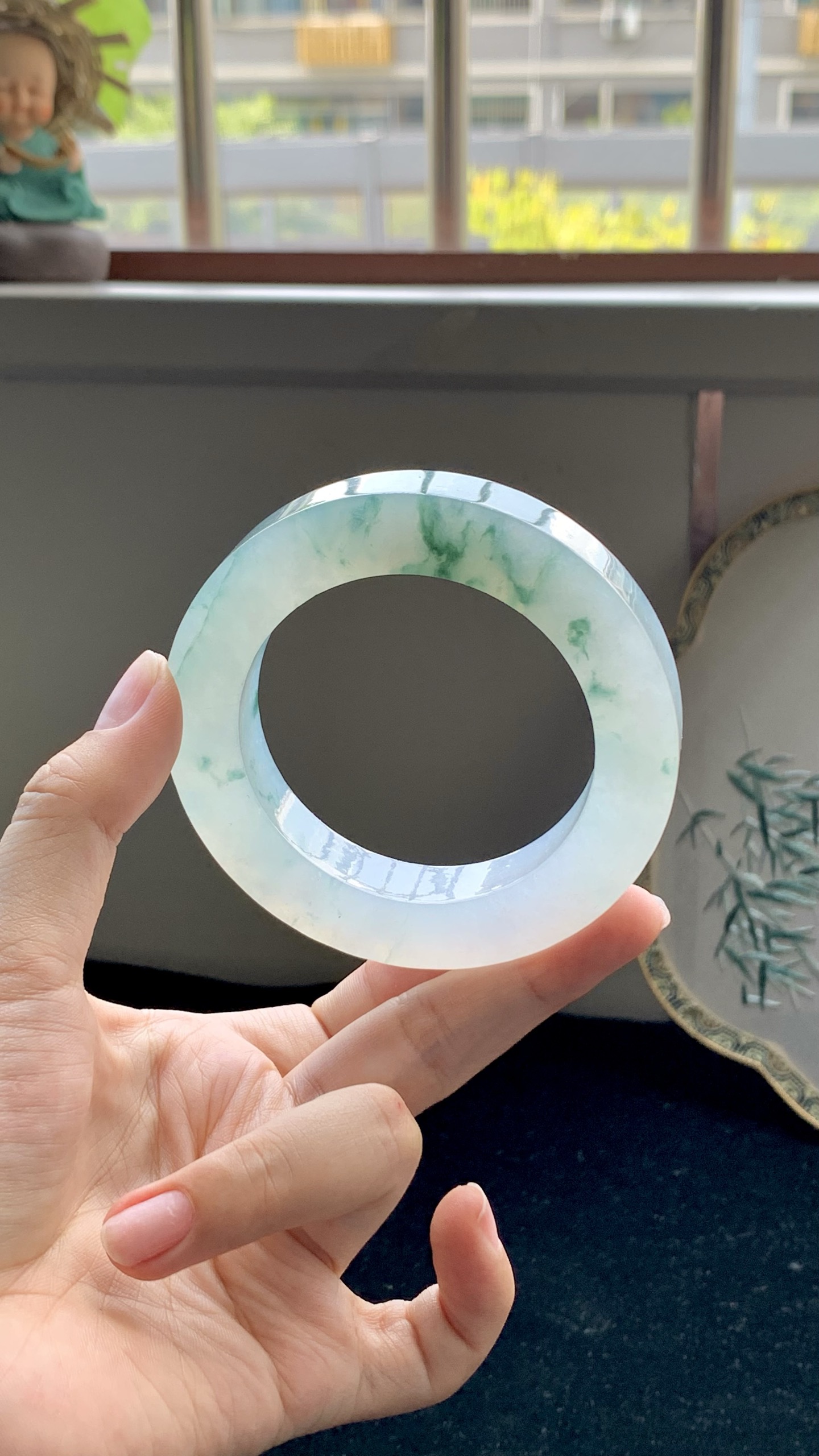 冰飘花正圈镯胚 M63-59 ⭕️ 54-12.5-12-78